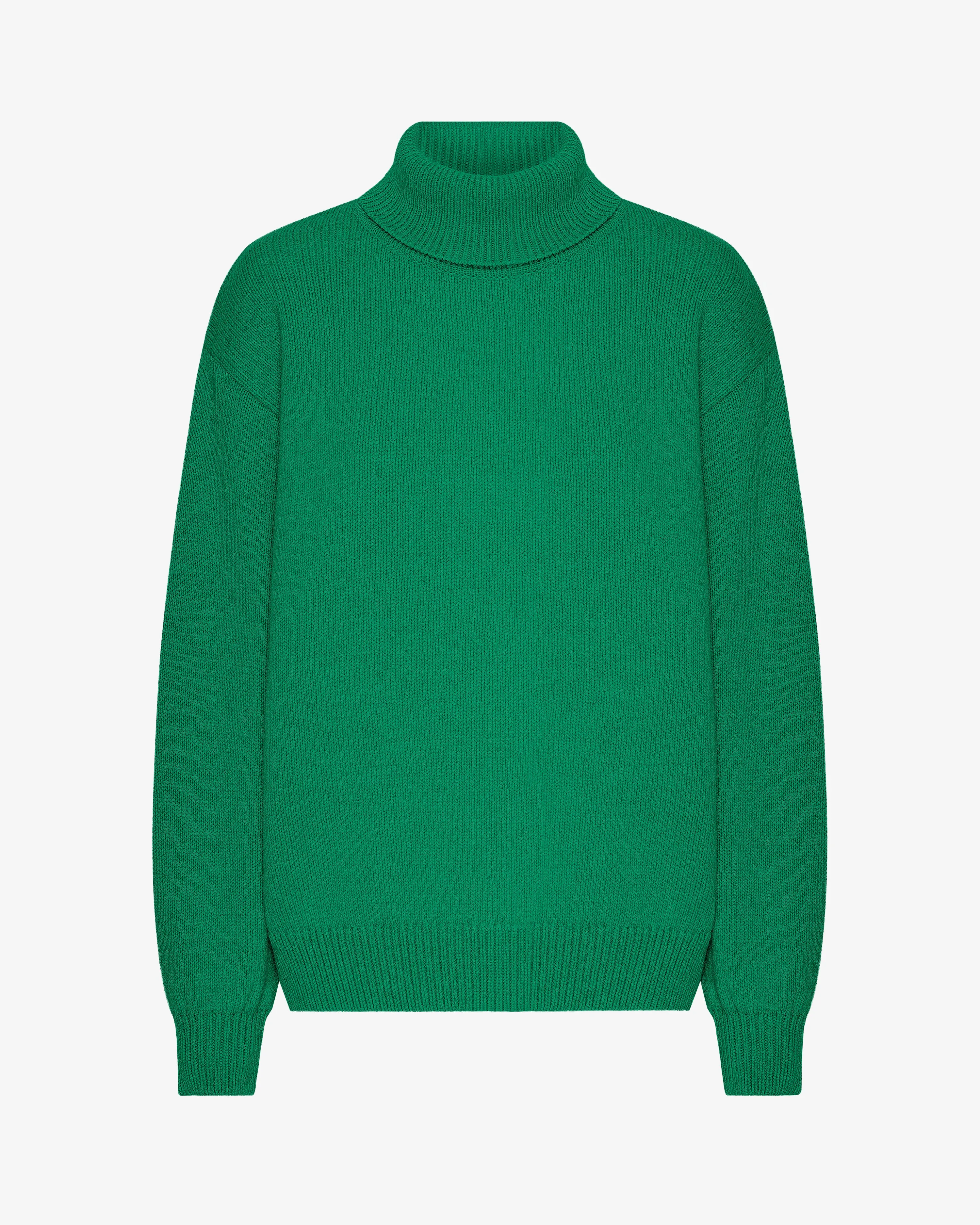 Merino Wool Turtleneck - Kelly Green sold by Colorful Standard