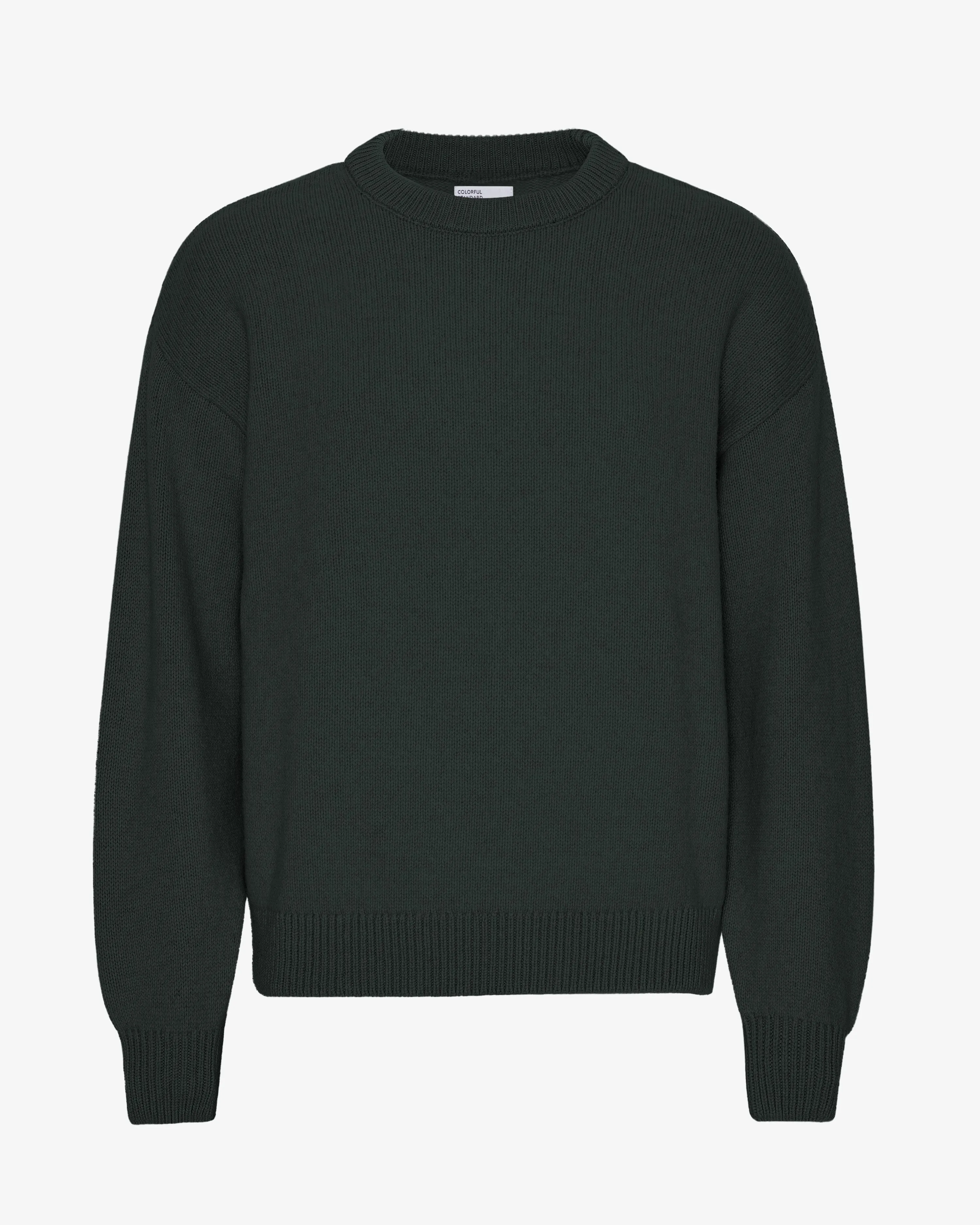 Oversized Merino Wool Crew - Hunter Green sold by Colorful Standard