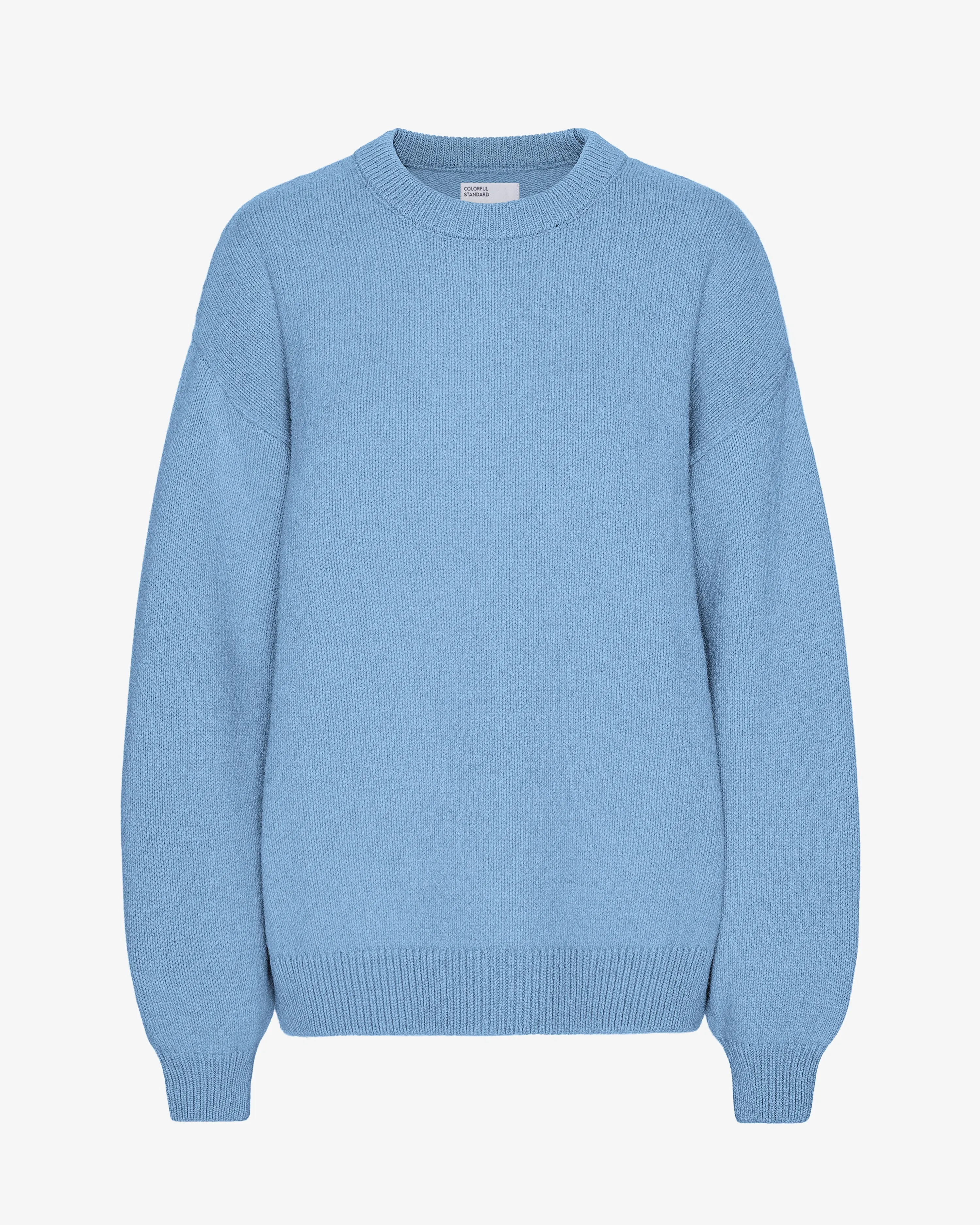Oversized Merino Wool Crew - Seaside Blue sold by Colorful Standard
