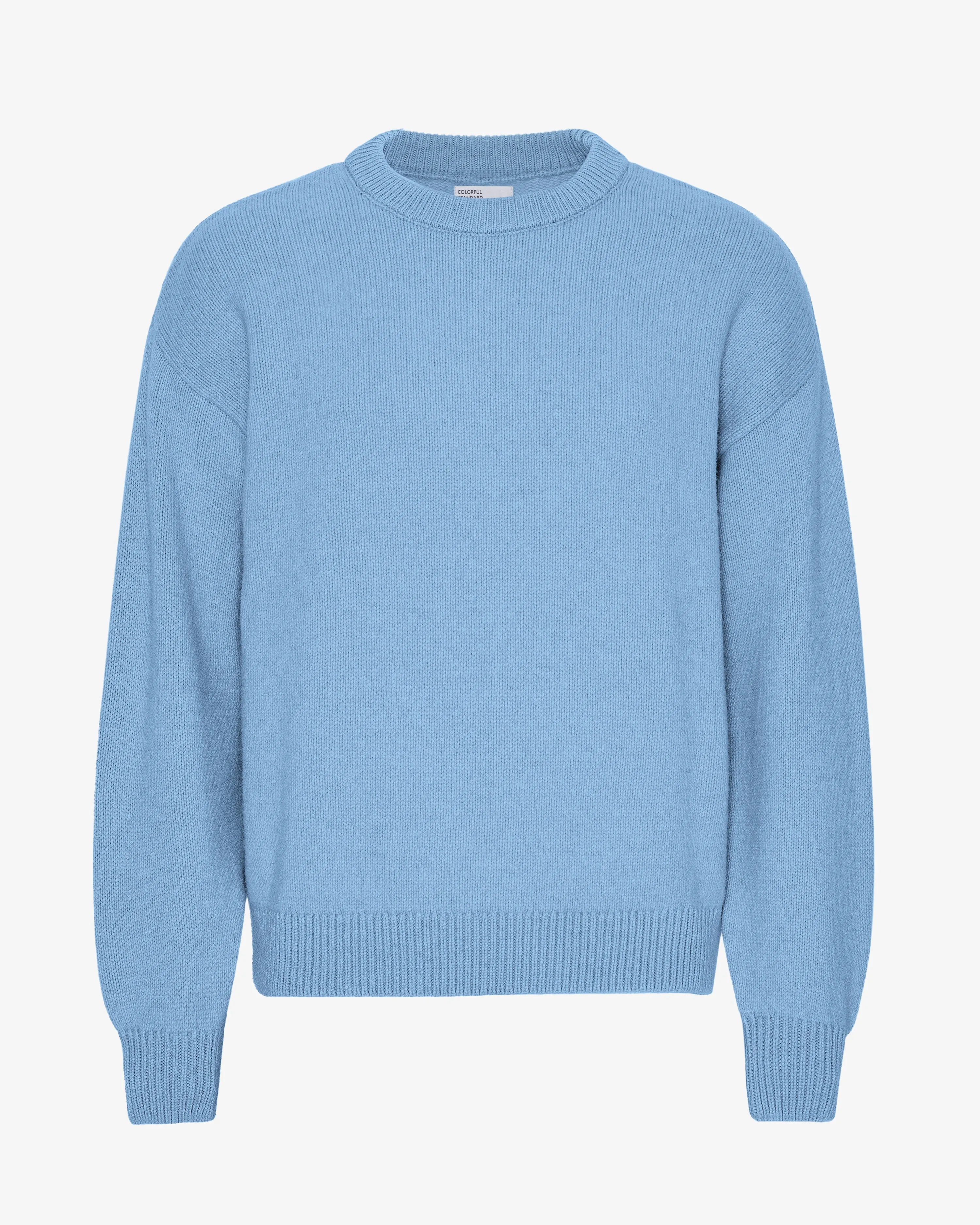 Oversized Merino Wool Crew - Seaside Blue sold by Colorful Standard