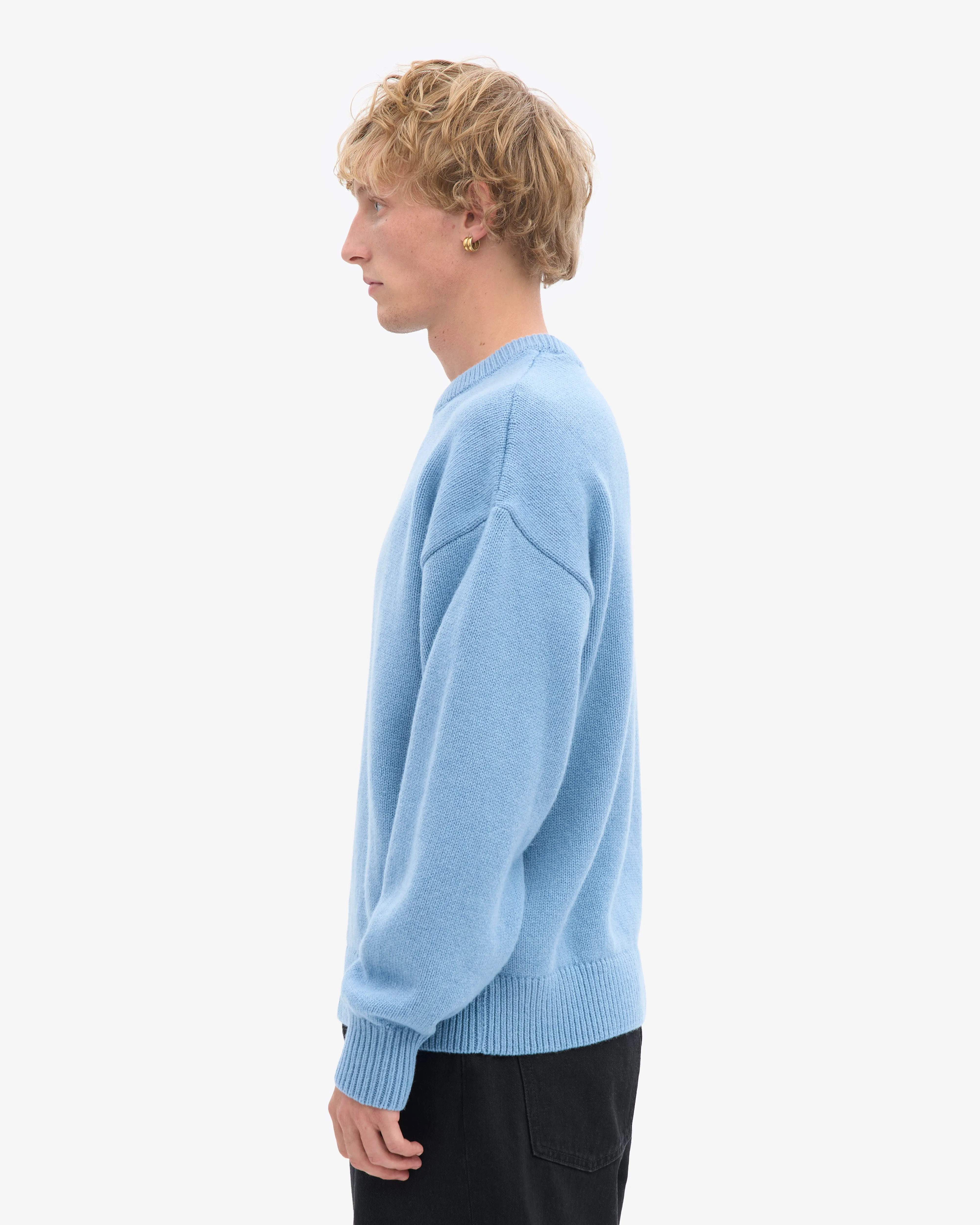 Oversized Merino Wool Crew - Seaside Blue sold by Colorful Standard product image thumbnail 3