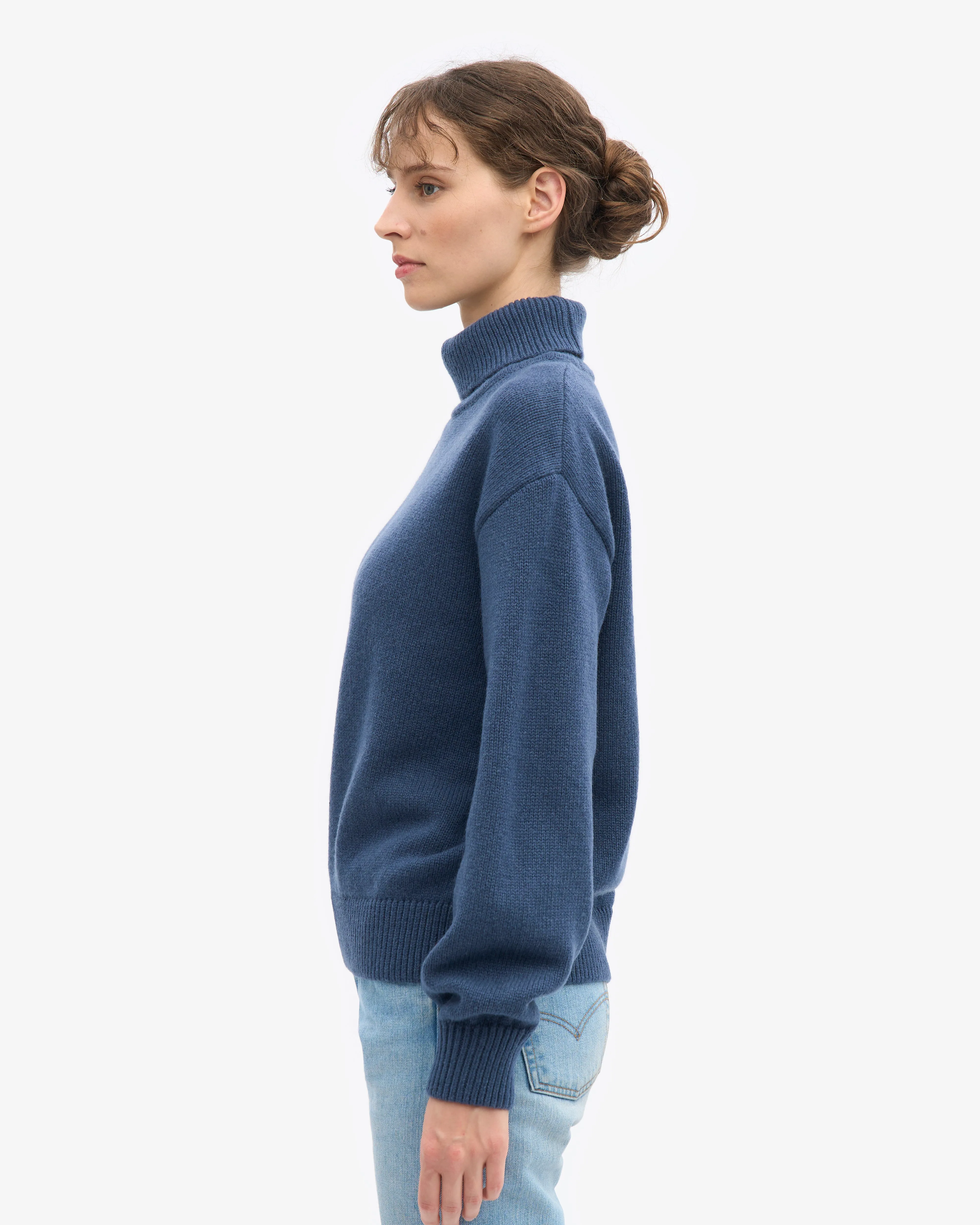 Merino Wool Turtleneck - Petrol Blue sold by Colorful Standard product image thumbnail 3