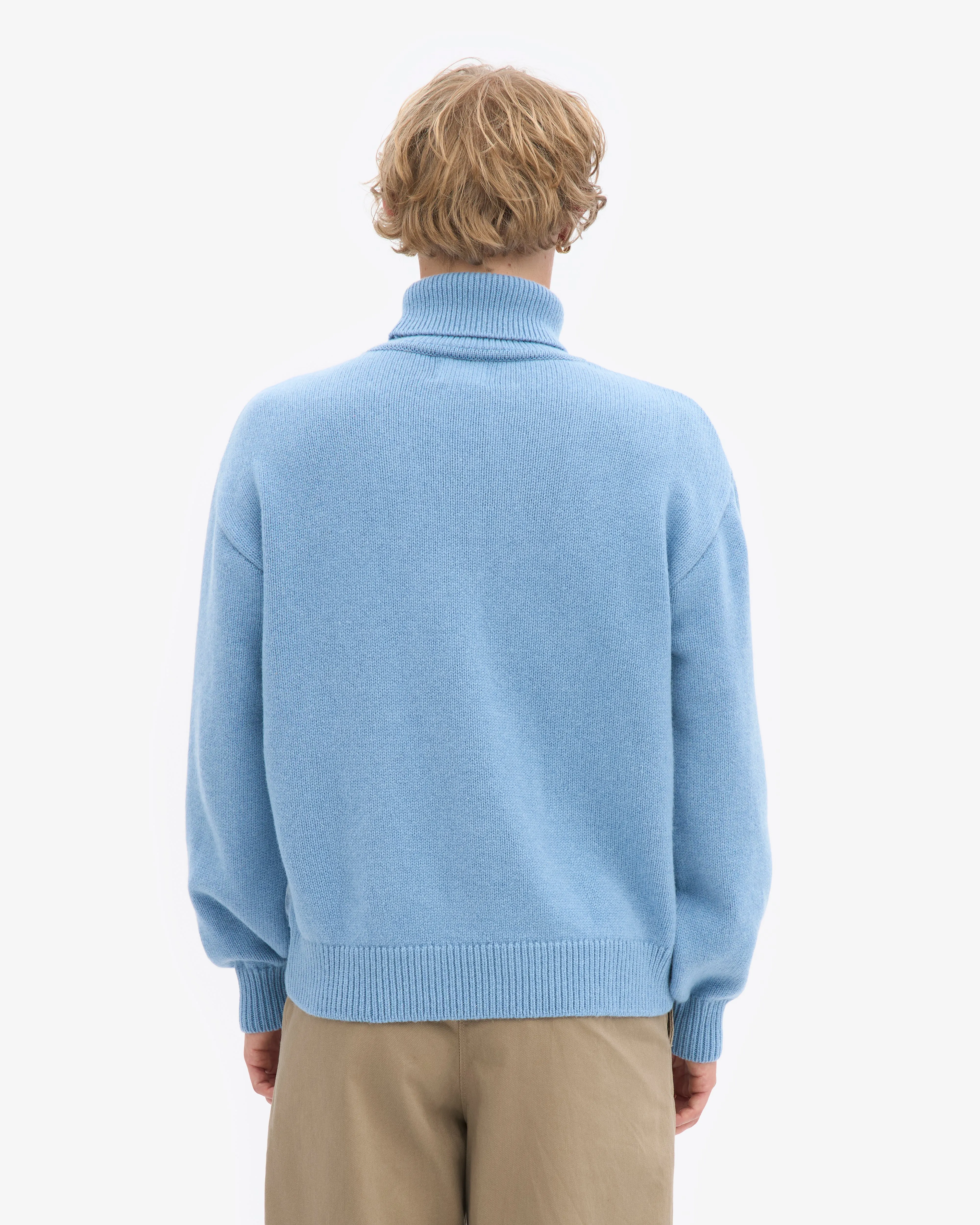 Merino Wool Turtleneck - Seaside Blue sold by Colorful Standard product image thumbnail 4