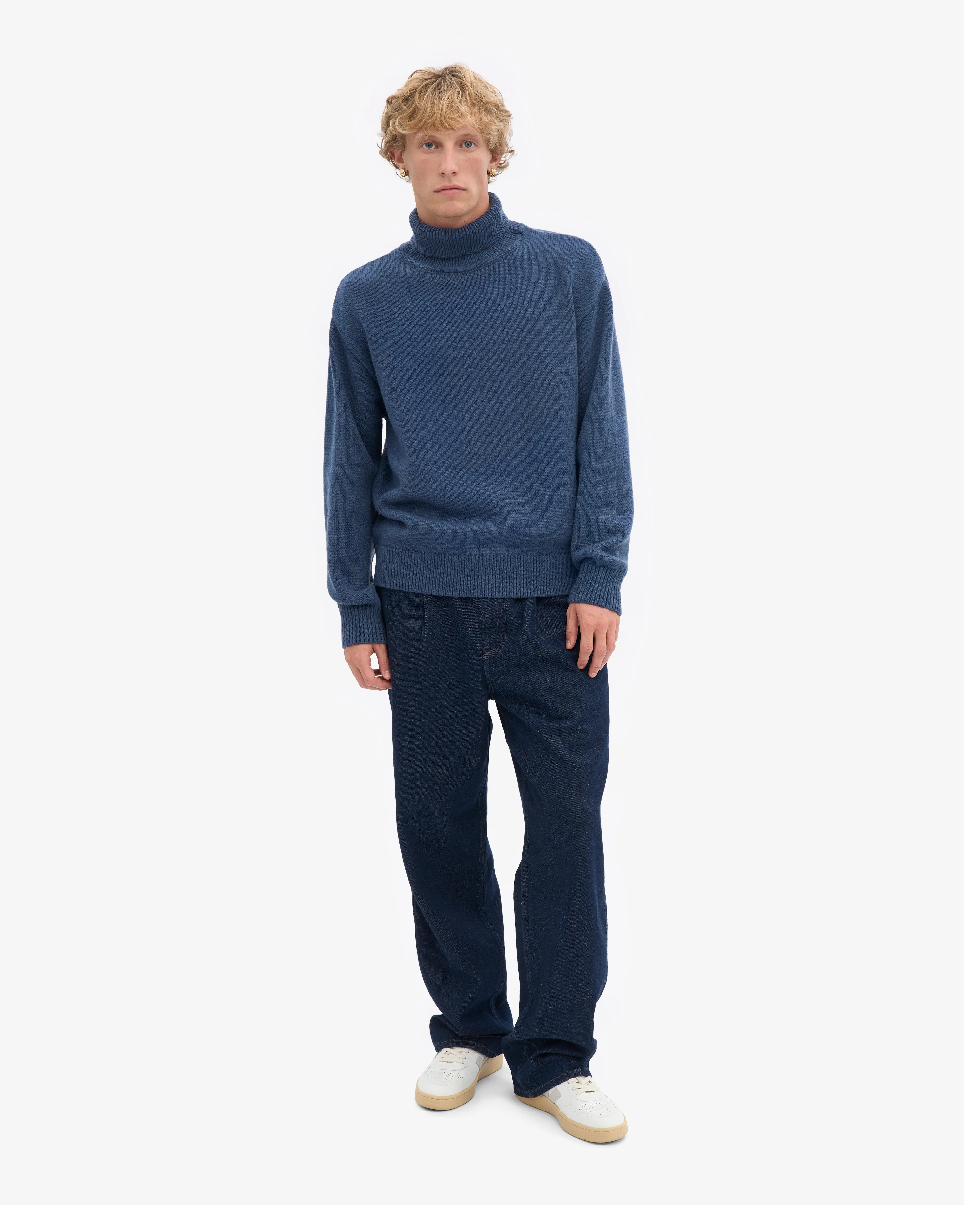 Merino Wool Turtleneck - Petrol Blue sold by Colorful Standard product image thumbnail 5