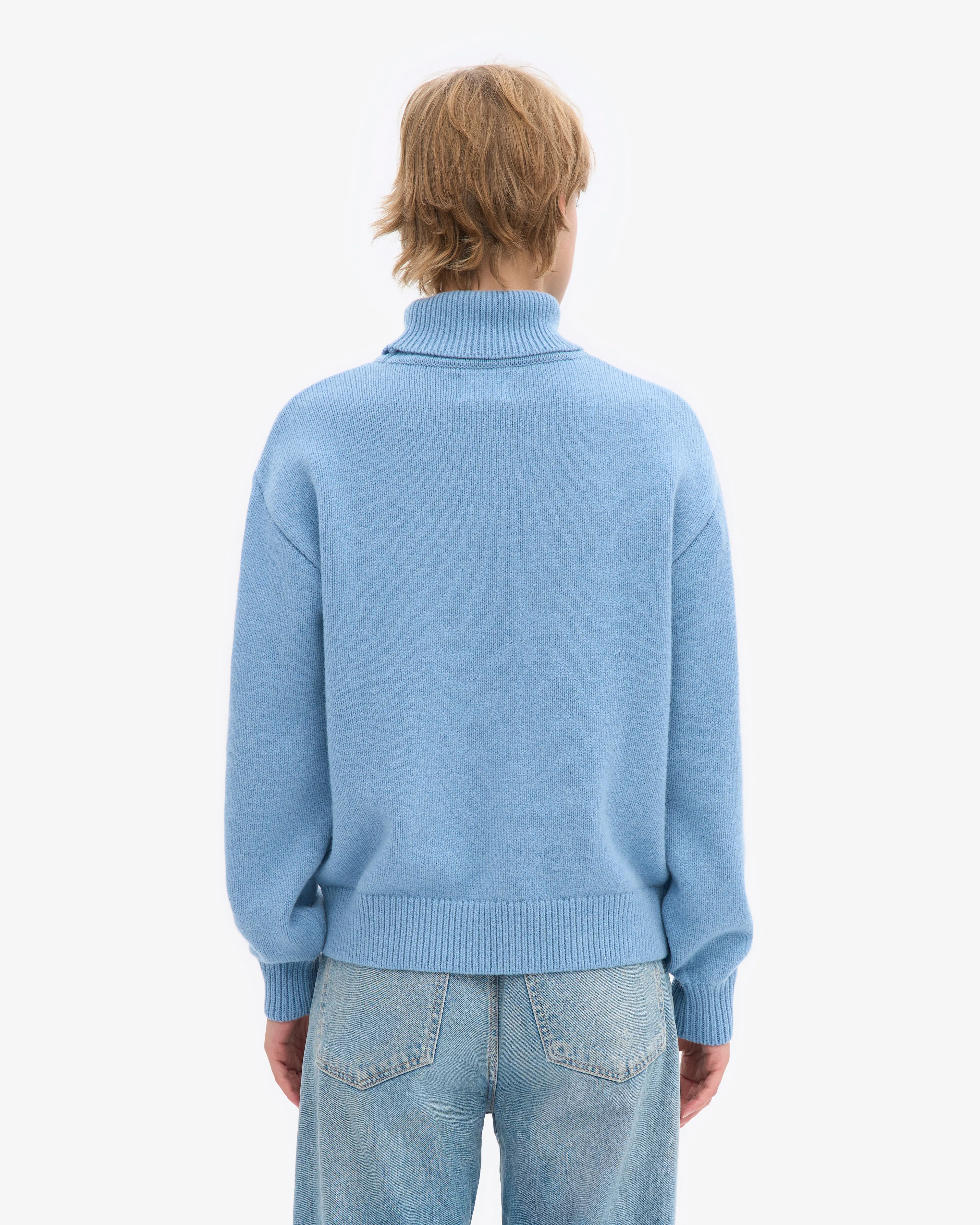 Merino Wool Turtleneck - Seaside Blue sold by Colorful Standard product image thumbnail 4
