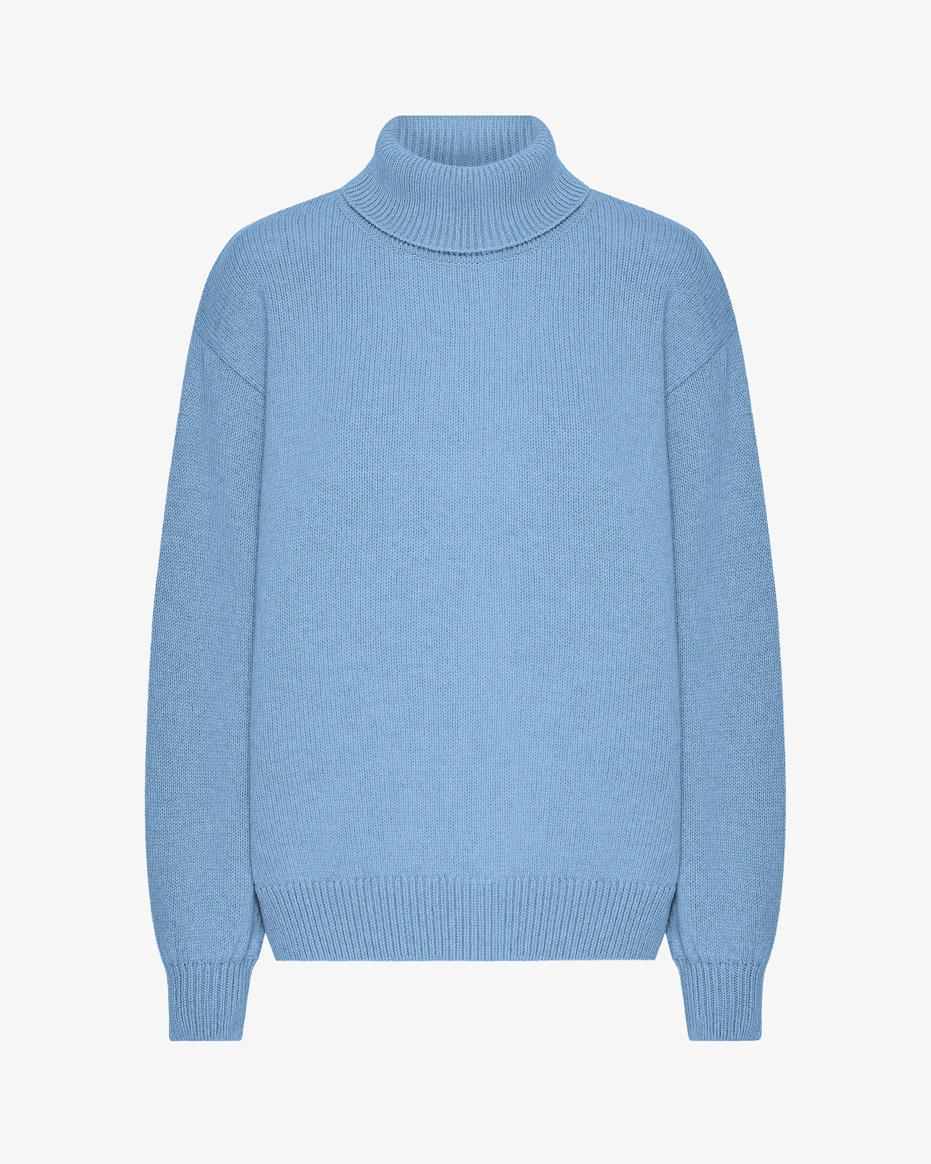 Merino Wool Turtleneck - Seaside Blue sold by Colorful Standard