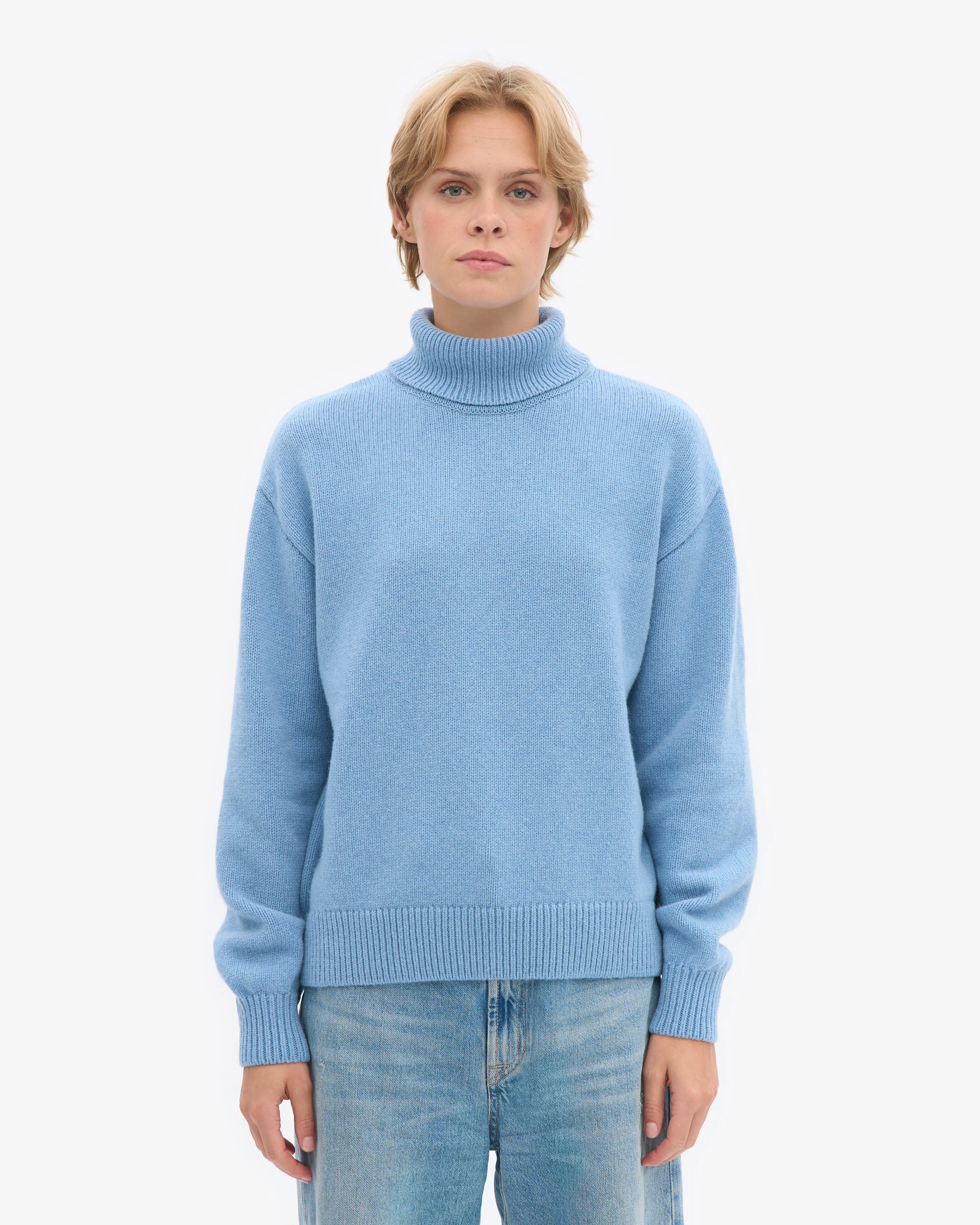 Merino Wool Turtleneck - Seaside Blue sold by Colorful Standard product image thumbnail 2