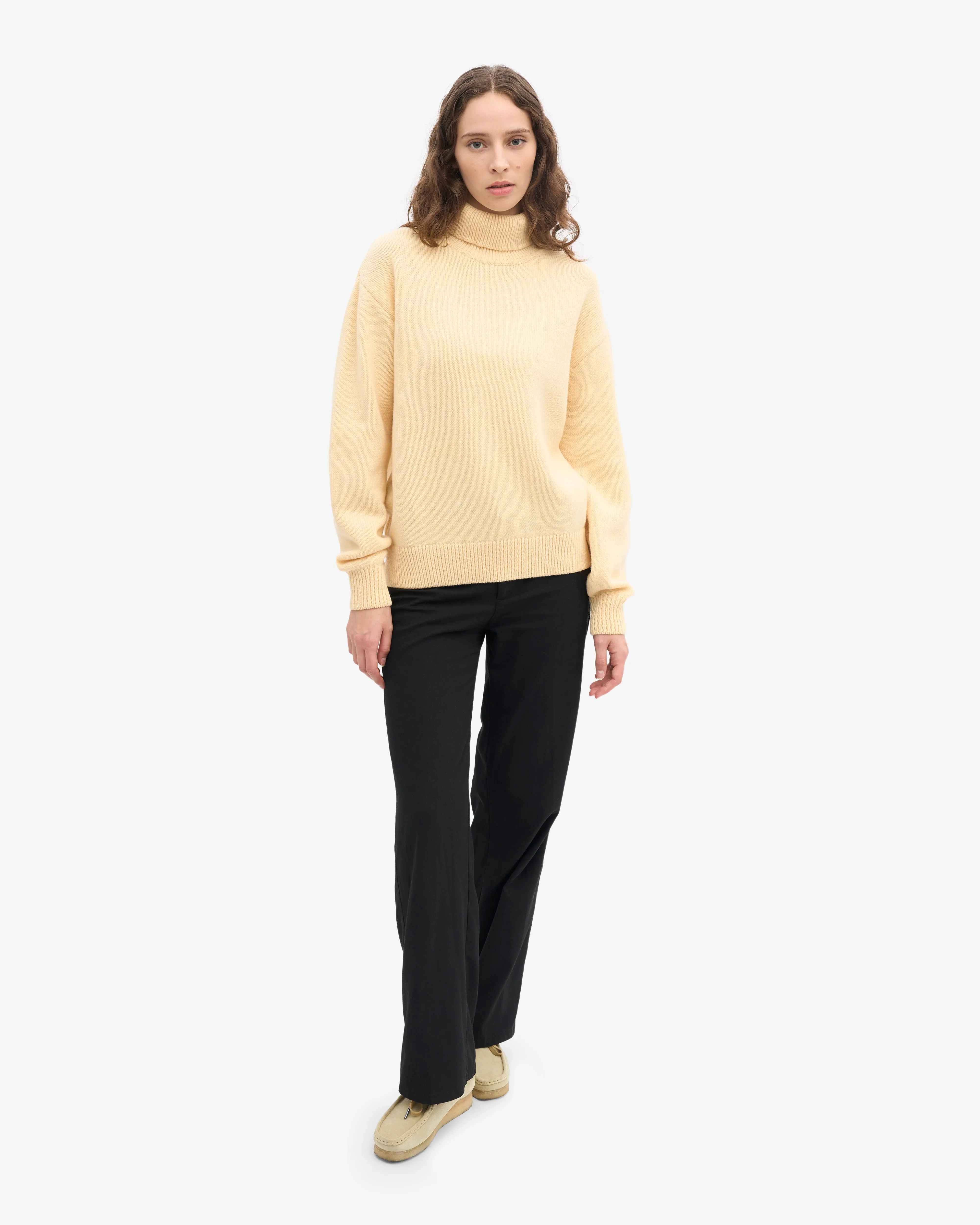 Merino Wool Turtleneck - Soft Yellow sold by Colorful Standard product image thumbnail 5