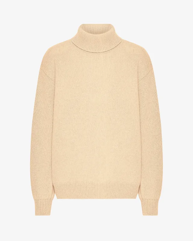 Merino Wool Turtleneck - Soft Yellow sold by Colorful Standard