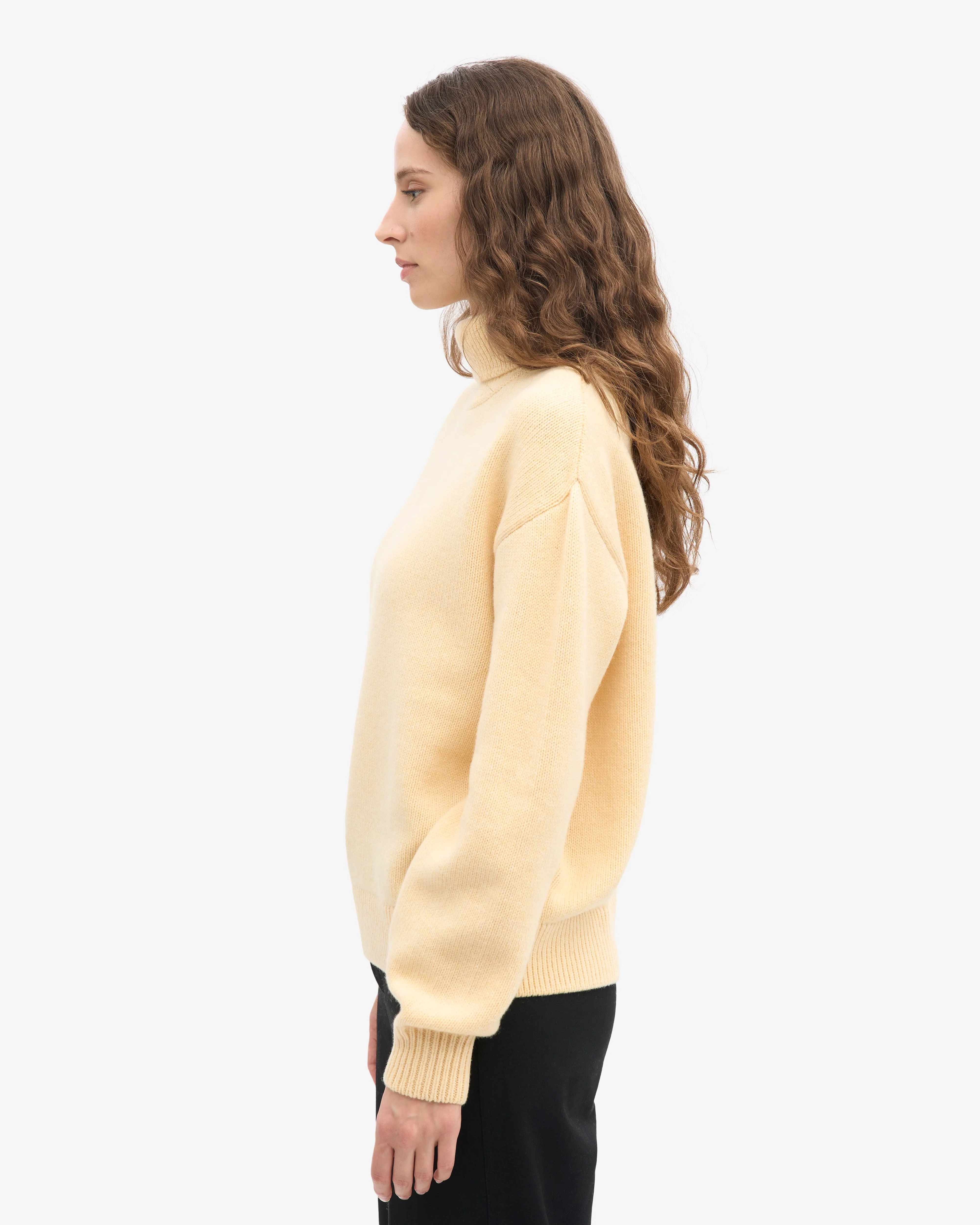 Merino Wool Turtleneck - Soft Yellow sold by Colorful Standard product image thumbnail 3