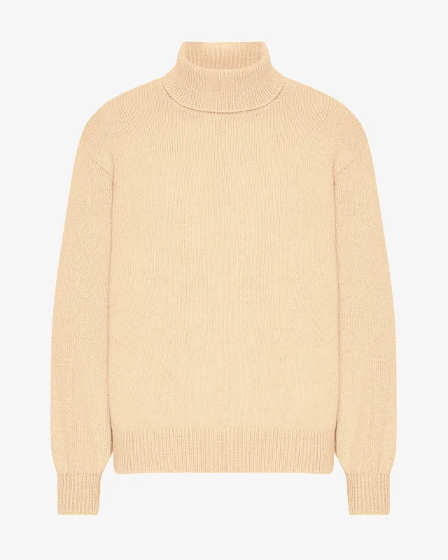 Merino Wool Turtleneck - Soft Yellow sold by Colorful Standard