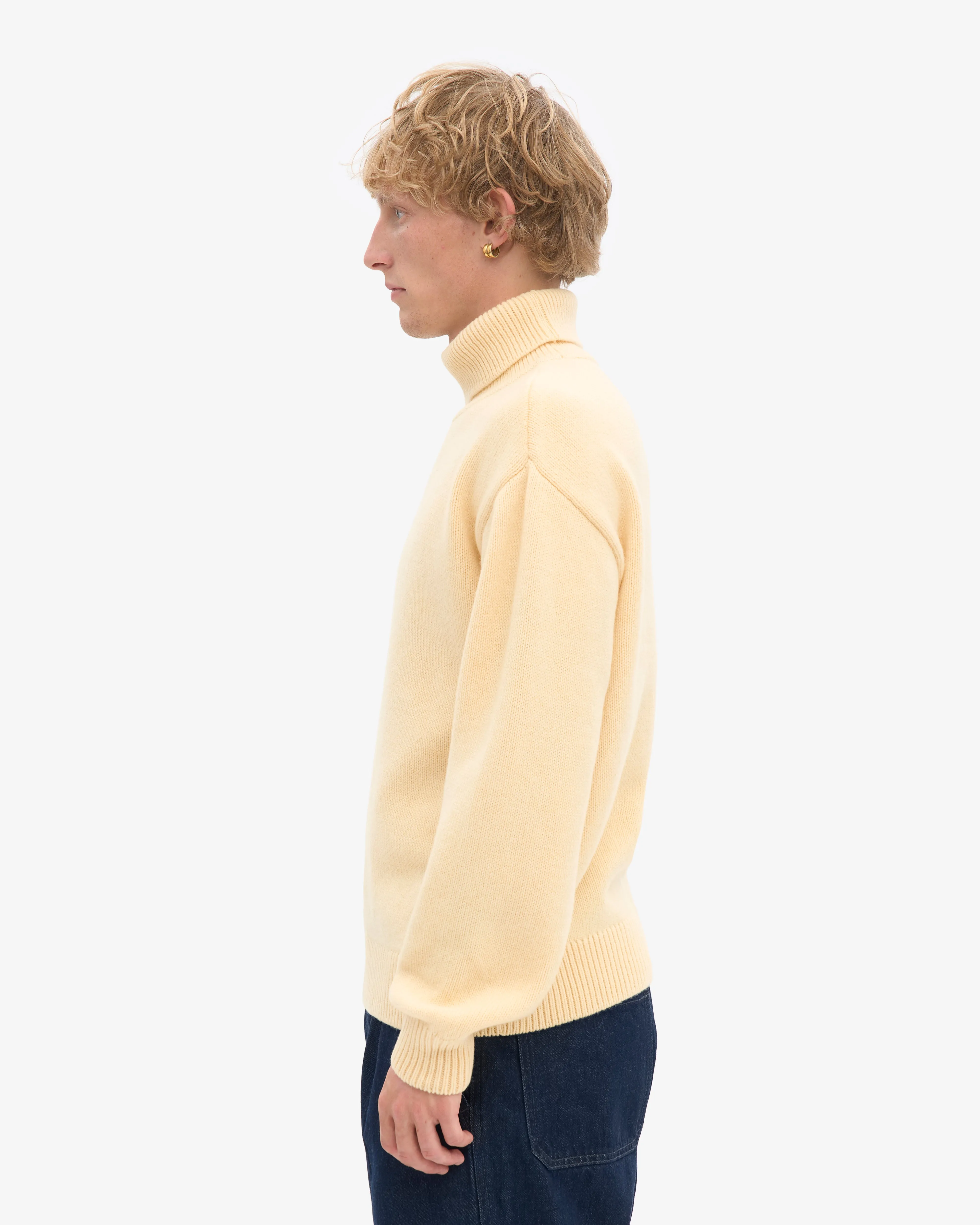 Merino Wool Turtleneck - Soft Yellow sold by Colorful Standard product image thumbnail 3