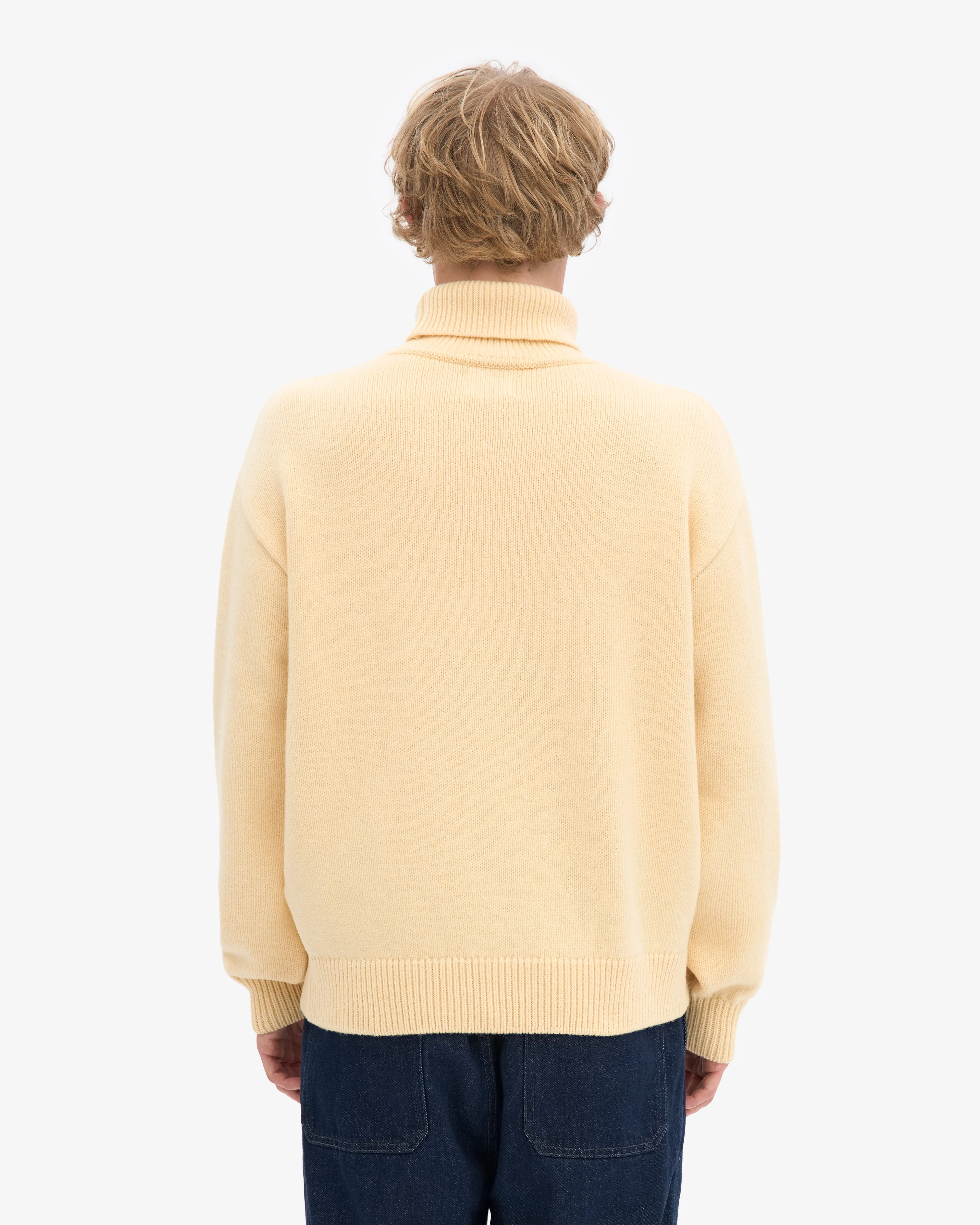 Merino Wool Turtleneck - Soft Yellow sold by Colorful Standard product image thumbnail 4