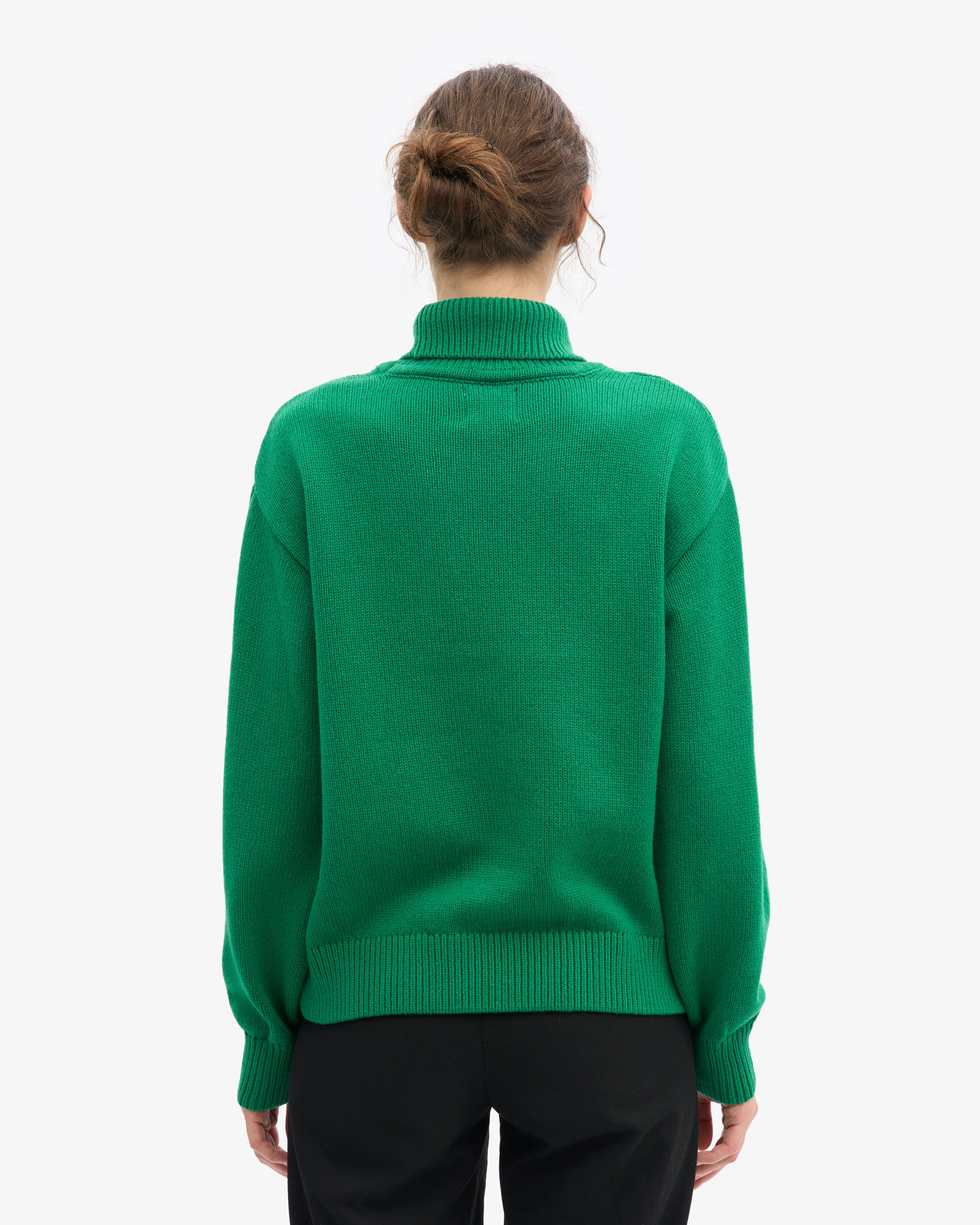 Merino Wool Turtleneck - Kelly Green sold by Colorful Standard product image thumbnail 4