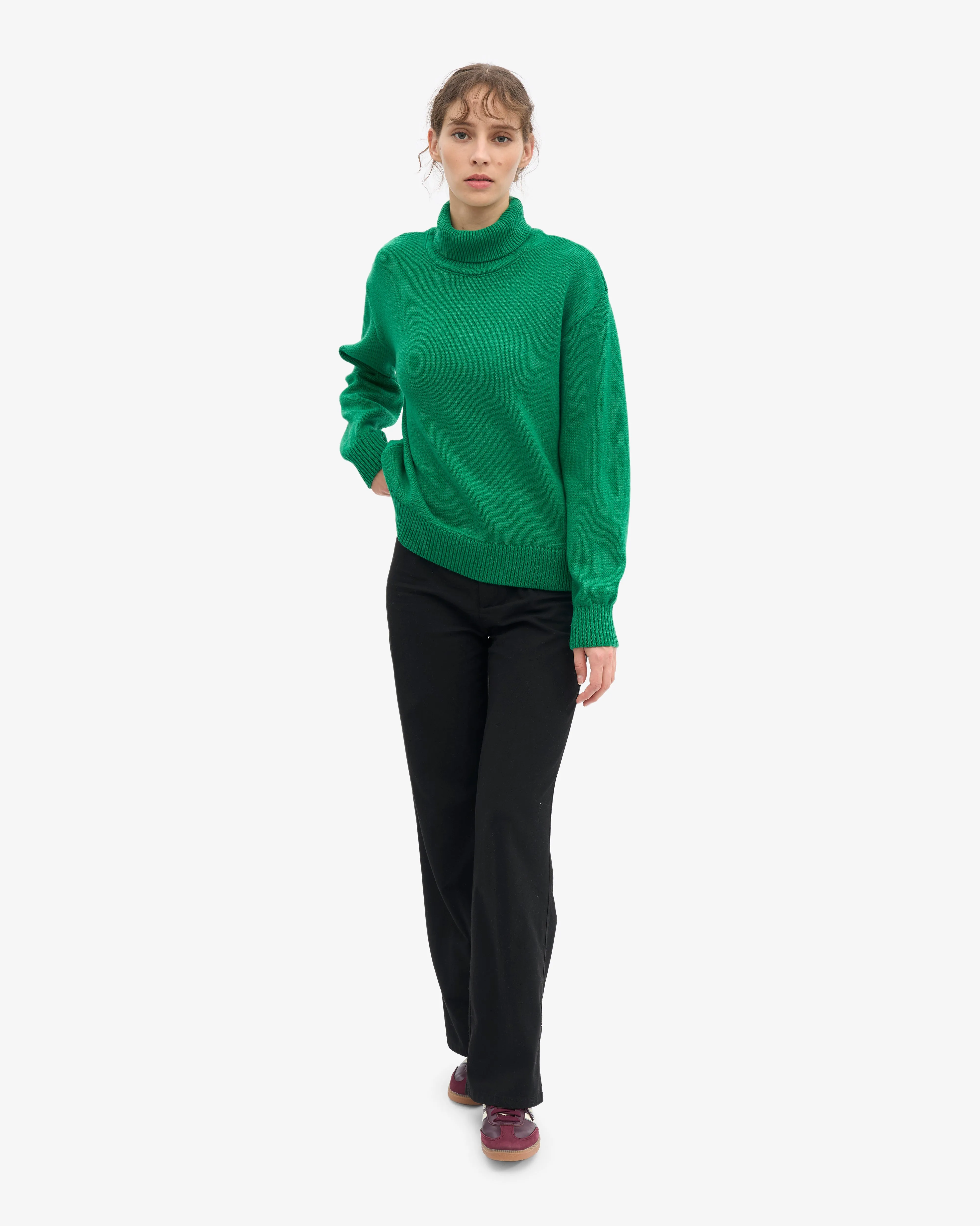 Merino Wool Turtleneck - Kelly Green sold by Colorful Standard product image thumbnail 5