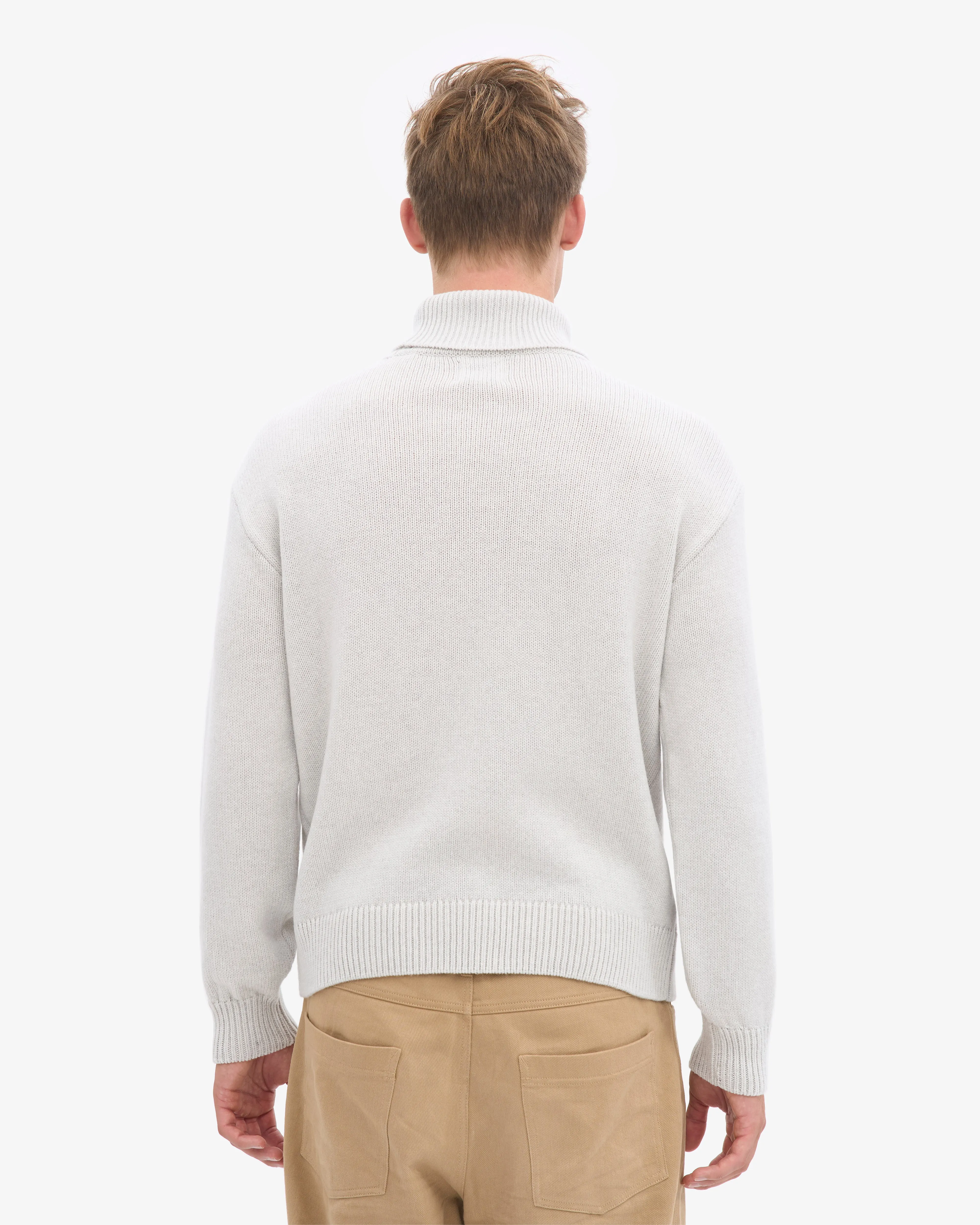 Merino Wool Turtleneck - Snow Melange sold by Colorful Standard product image thumbnail 4