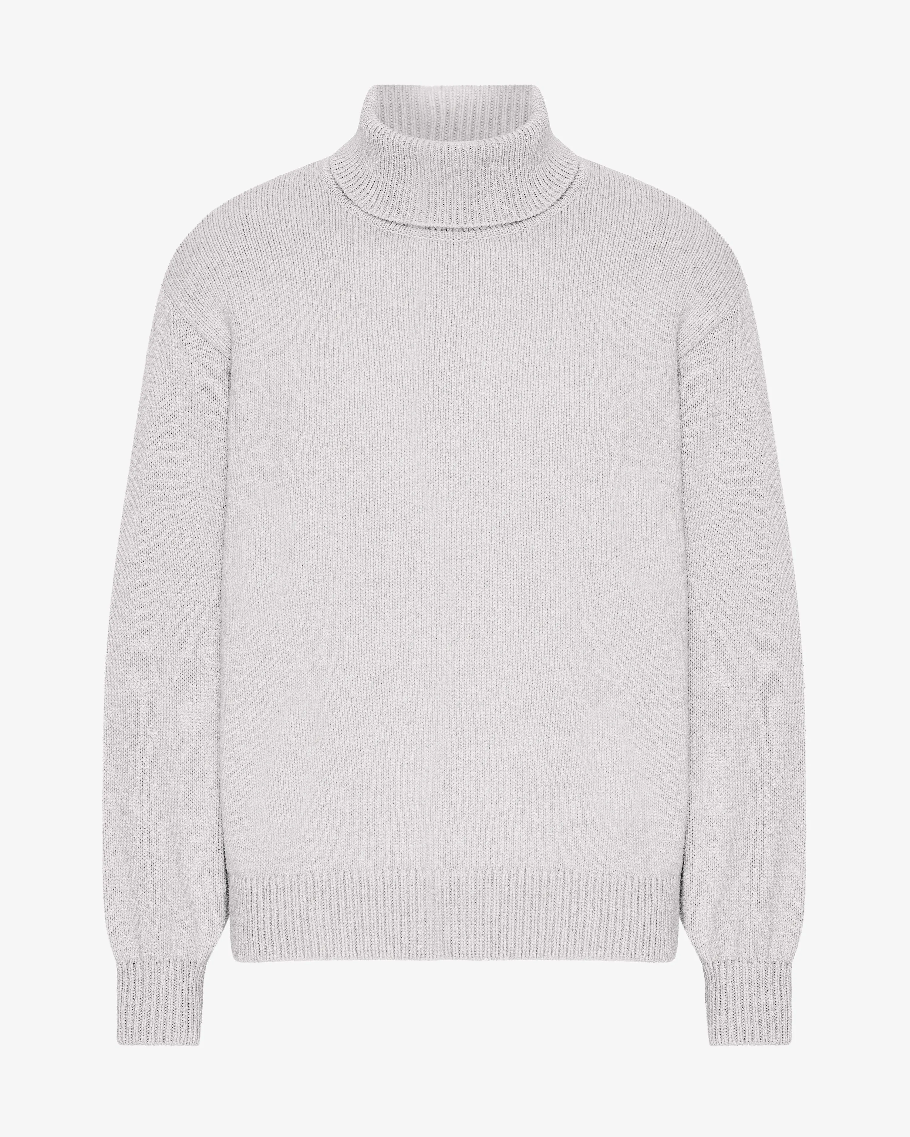 Merino Wool Turtleneck - Snow Melange sold by Colorful Standard