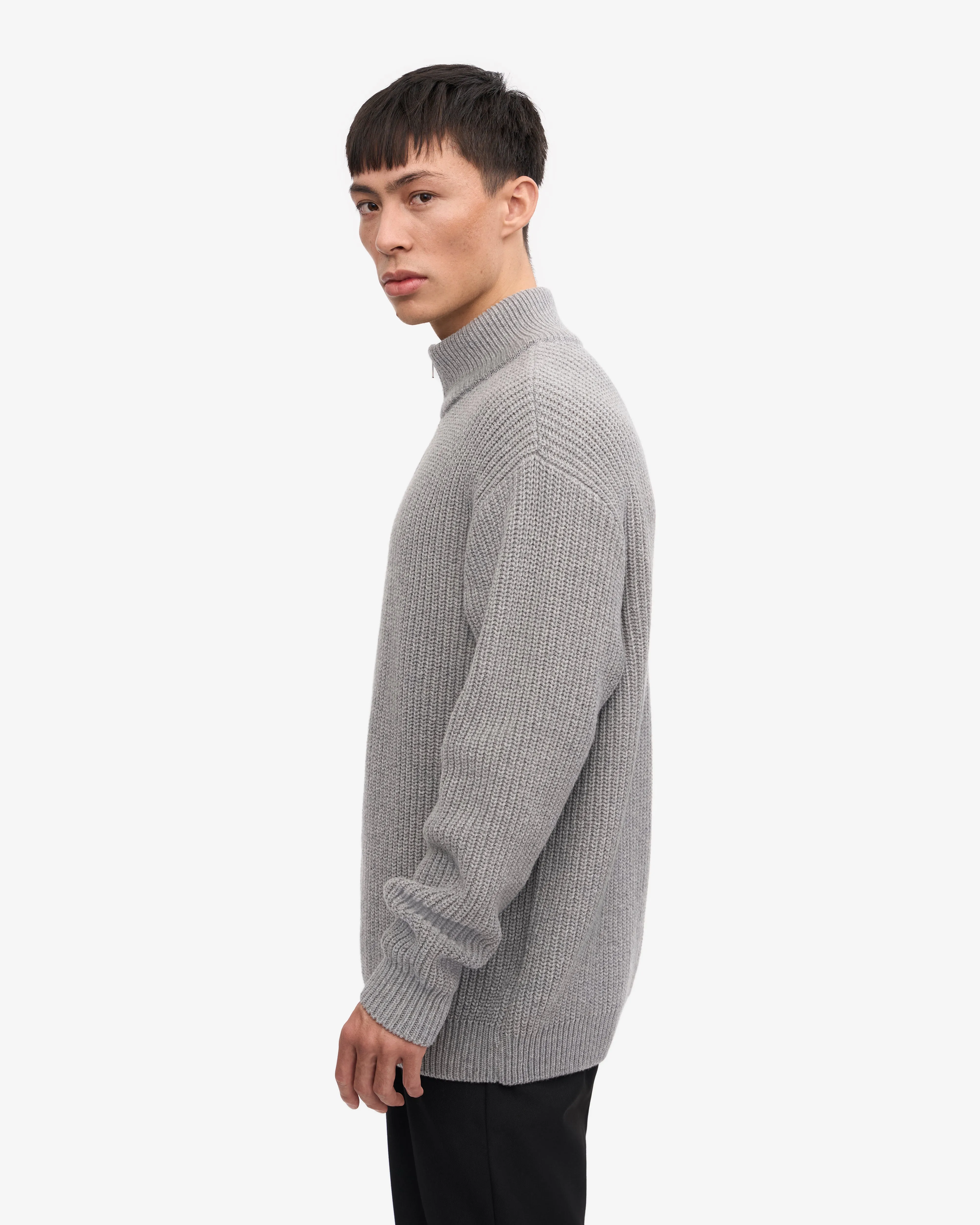 Merino Quarter Zip - Petrol Blue sold by Colorful Standard product image thumbnail 3