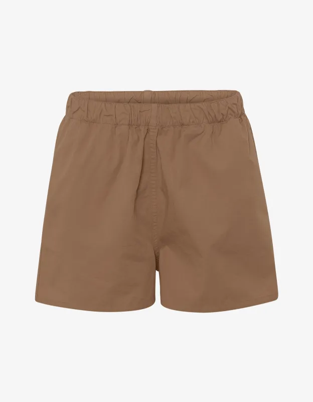Women Organic Twill Shorts - Sahara Camel sold by Colorful Standard