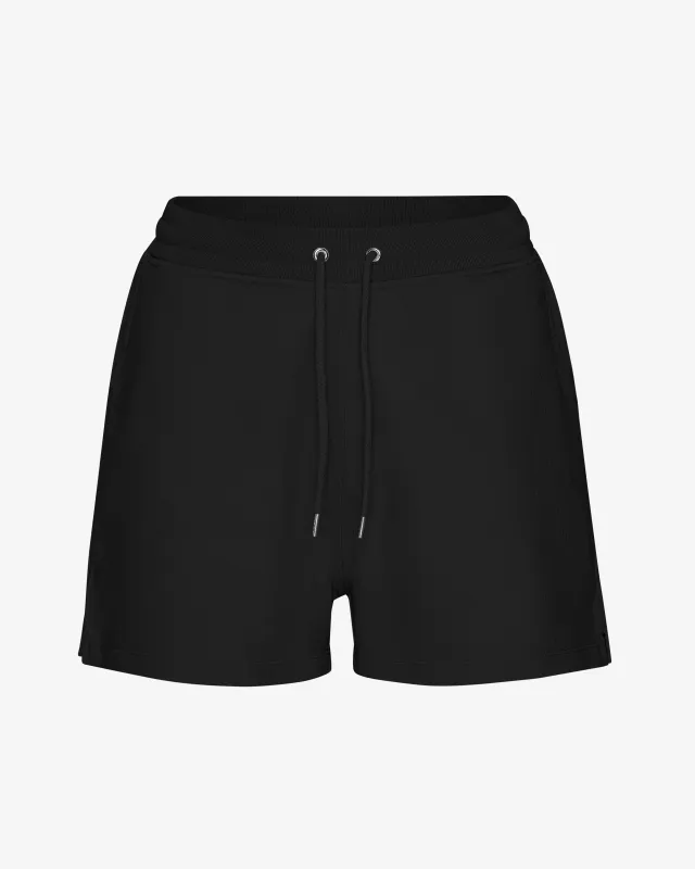 Women Organic Sweatshorts - Deep Black sold by Colorful Standard