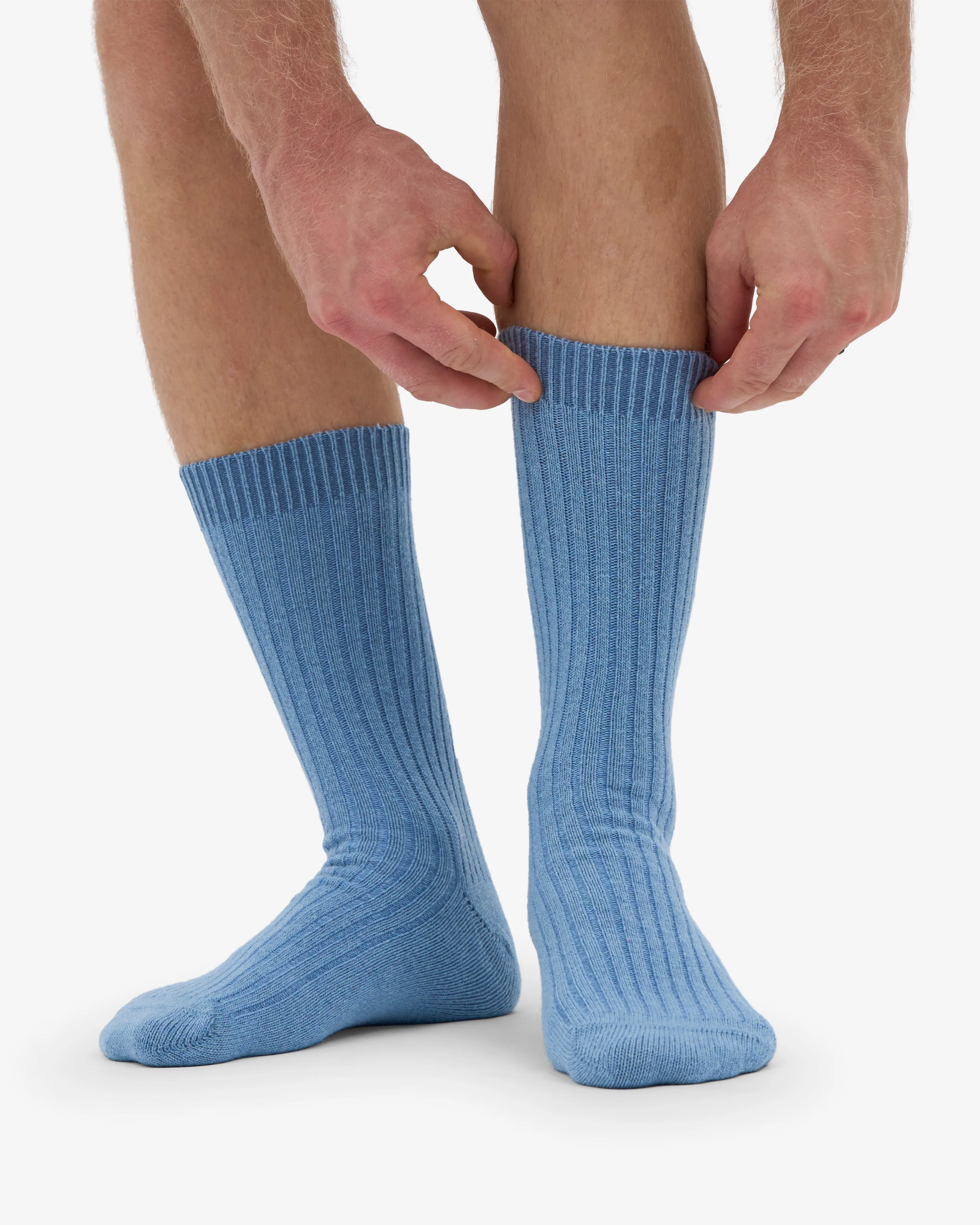 Merino Wool Blend Sock - Seaside Blue sold by Colorful Standard product image thumbnail 4