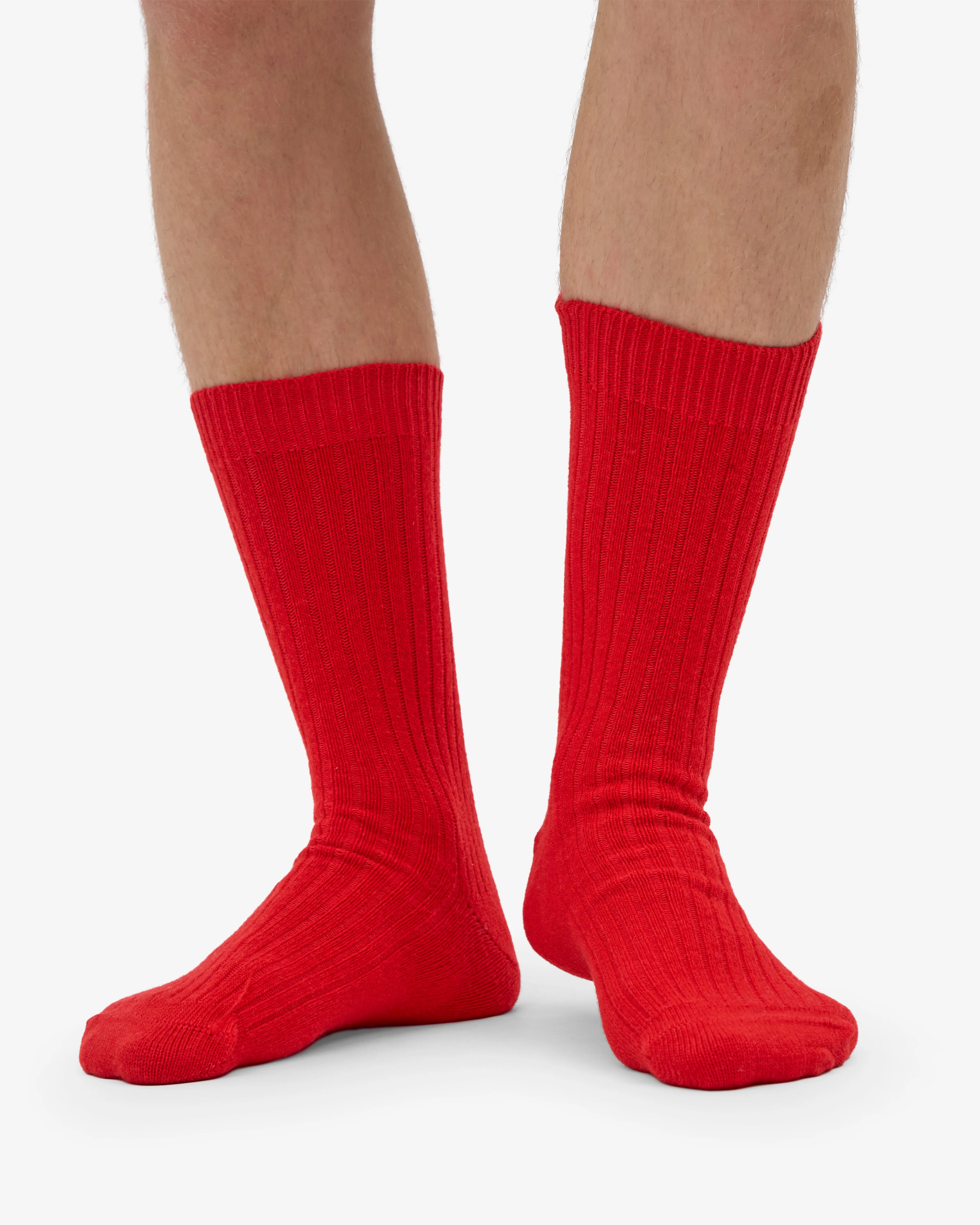 Merino Wool Blend Sock - Red Tangerine sold by Colorful Standard product image thumbnail 2