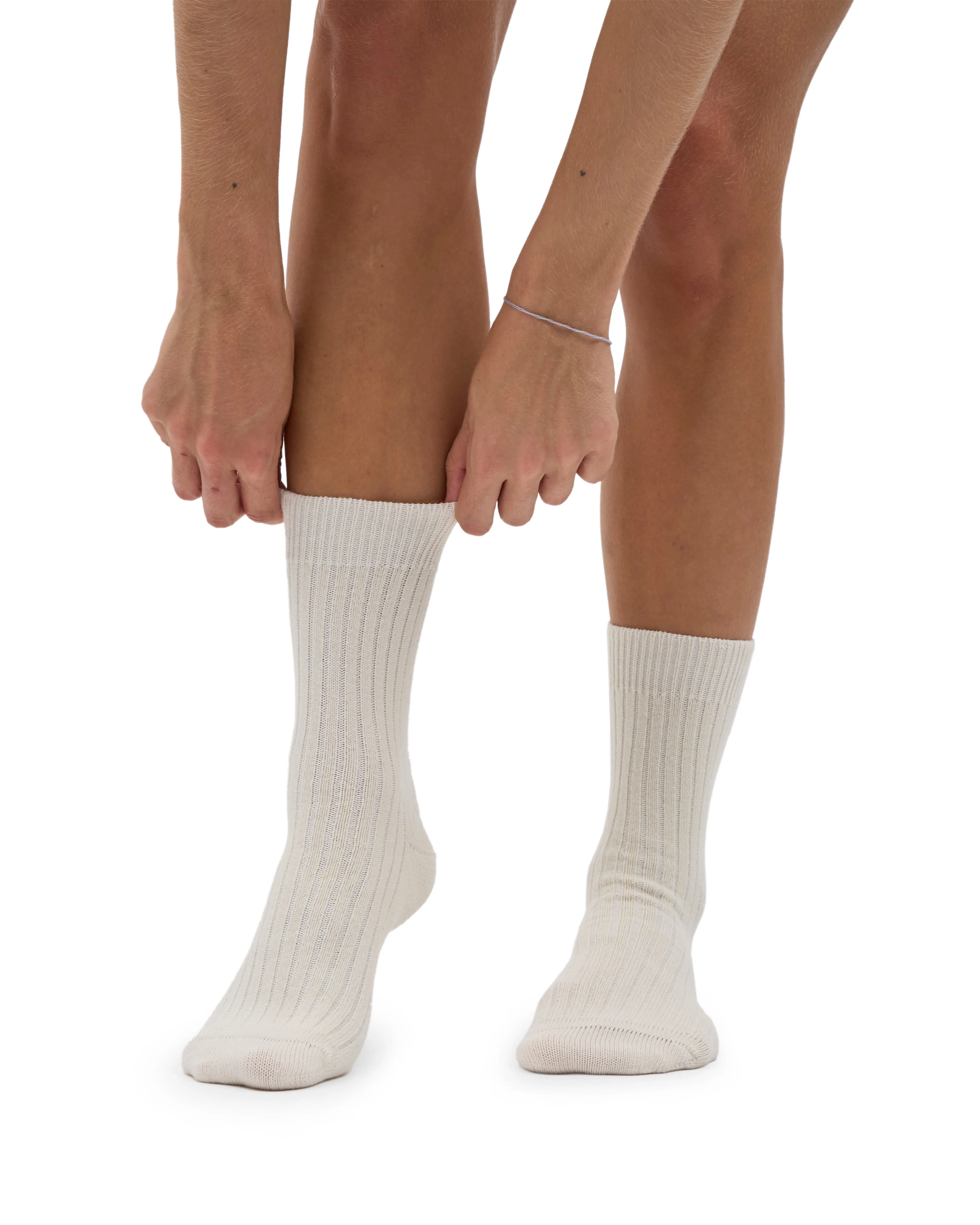 Merino Wool Blend Sock - Optical White sold by Colorful Standard product image thumbnail 4