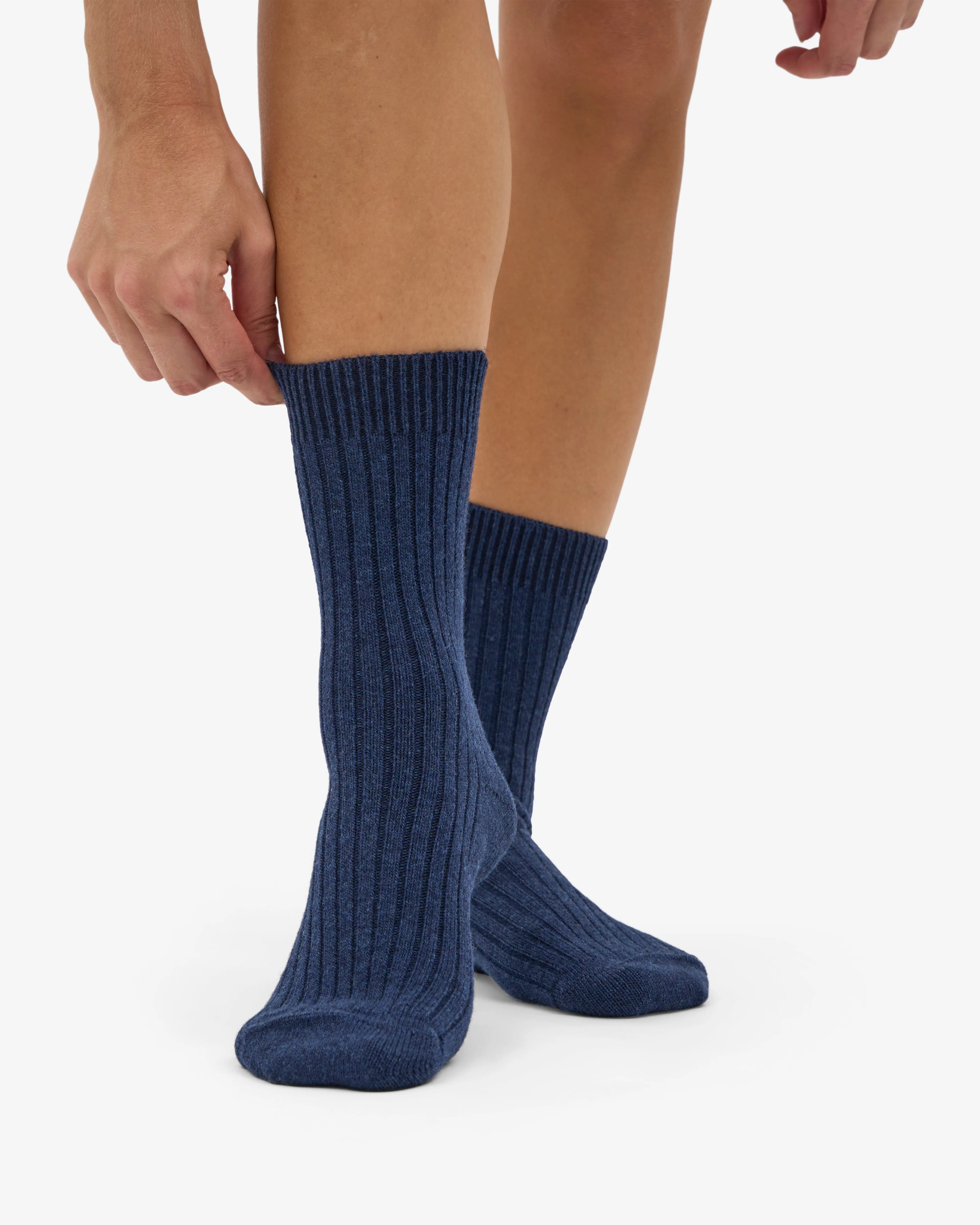 Merino Wool Blend Sock - Marine Blue sold by Colorful Standard product image thumbnail 4