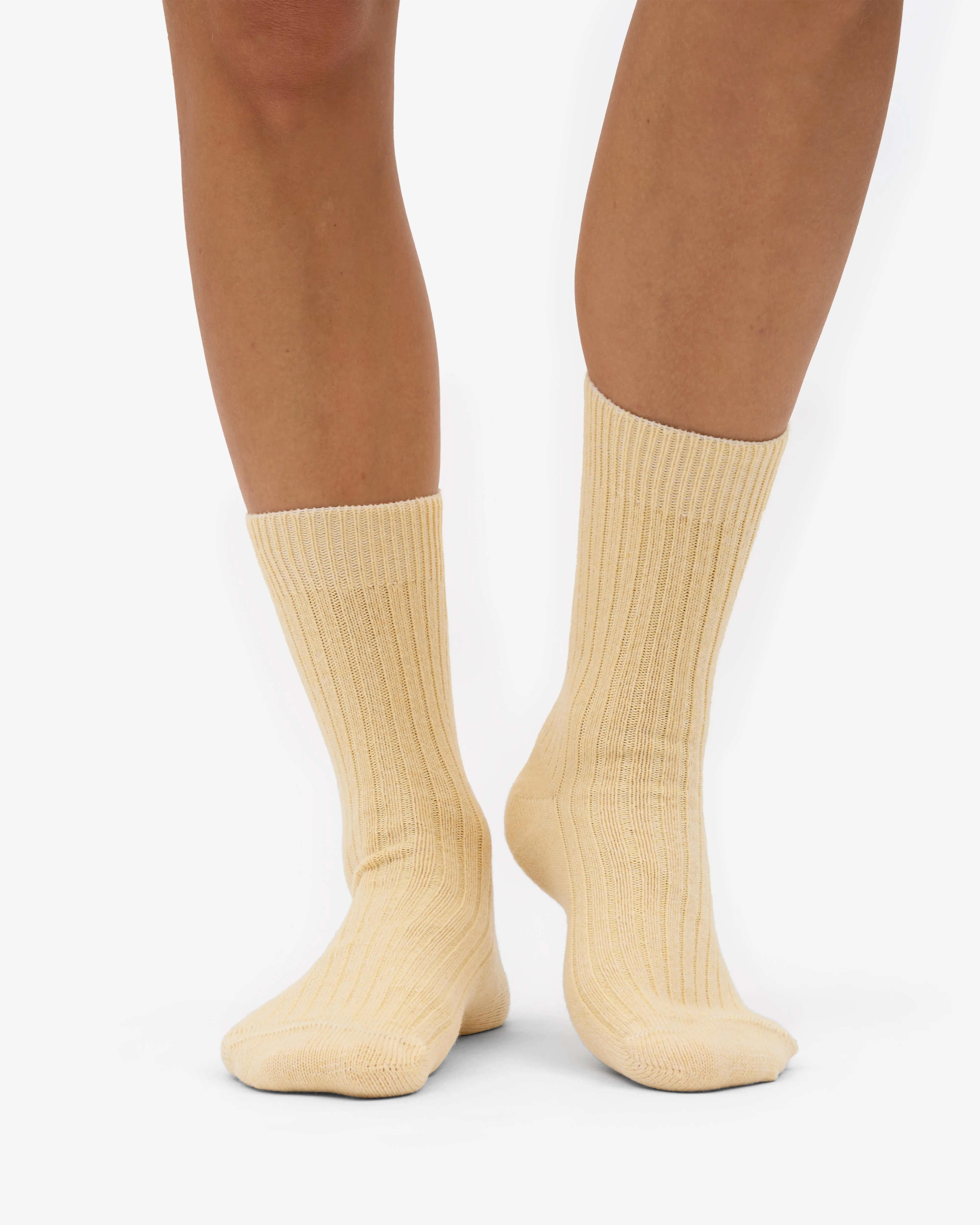 Merino Wool Blend Sock - Soft Yellow sold by Colorful Standard product image thumbnail 2