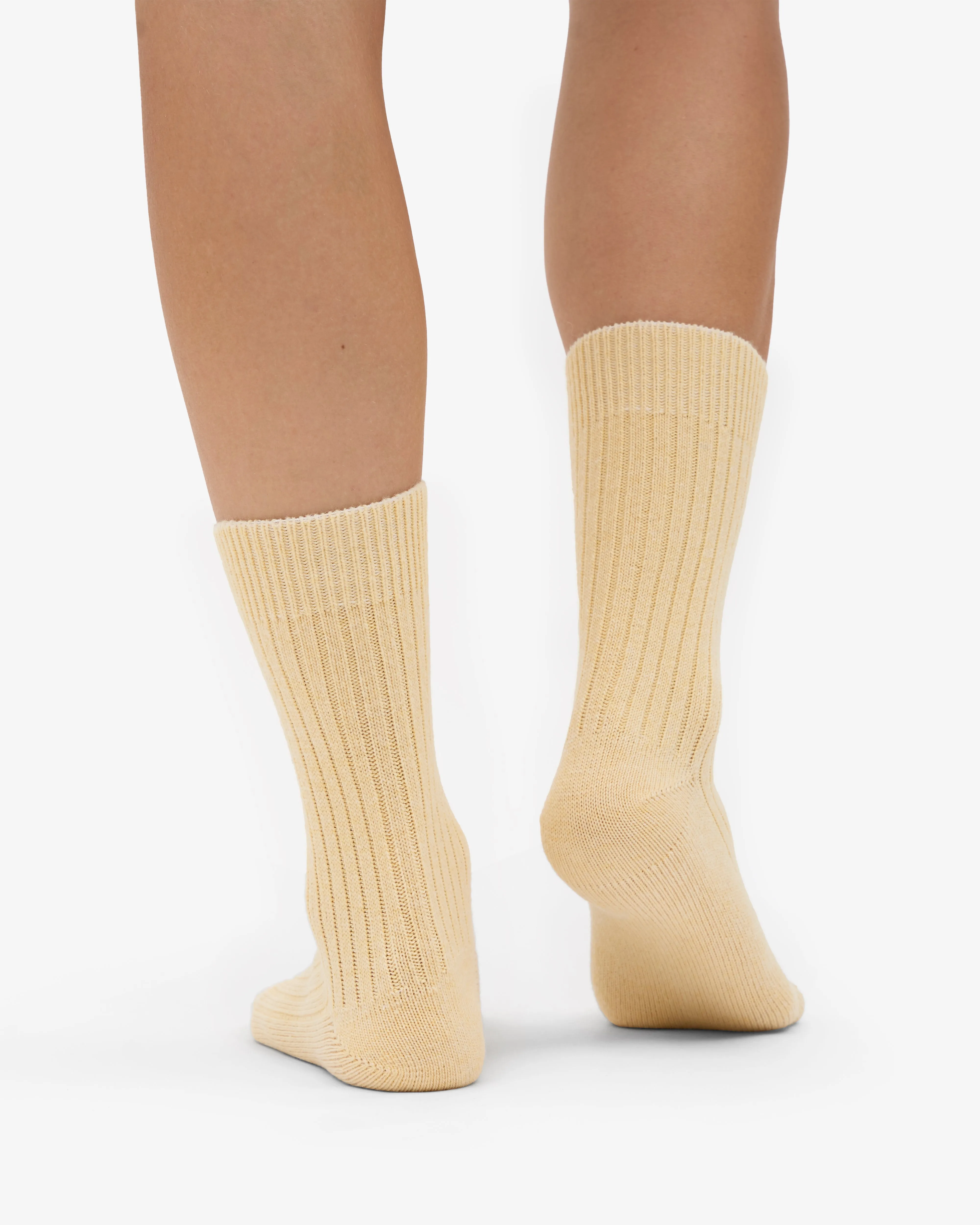 Merino Wool Blend Sock - Soft Yellow sold by Colorful Standard product image thumbnail 3