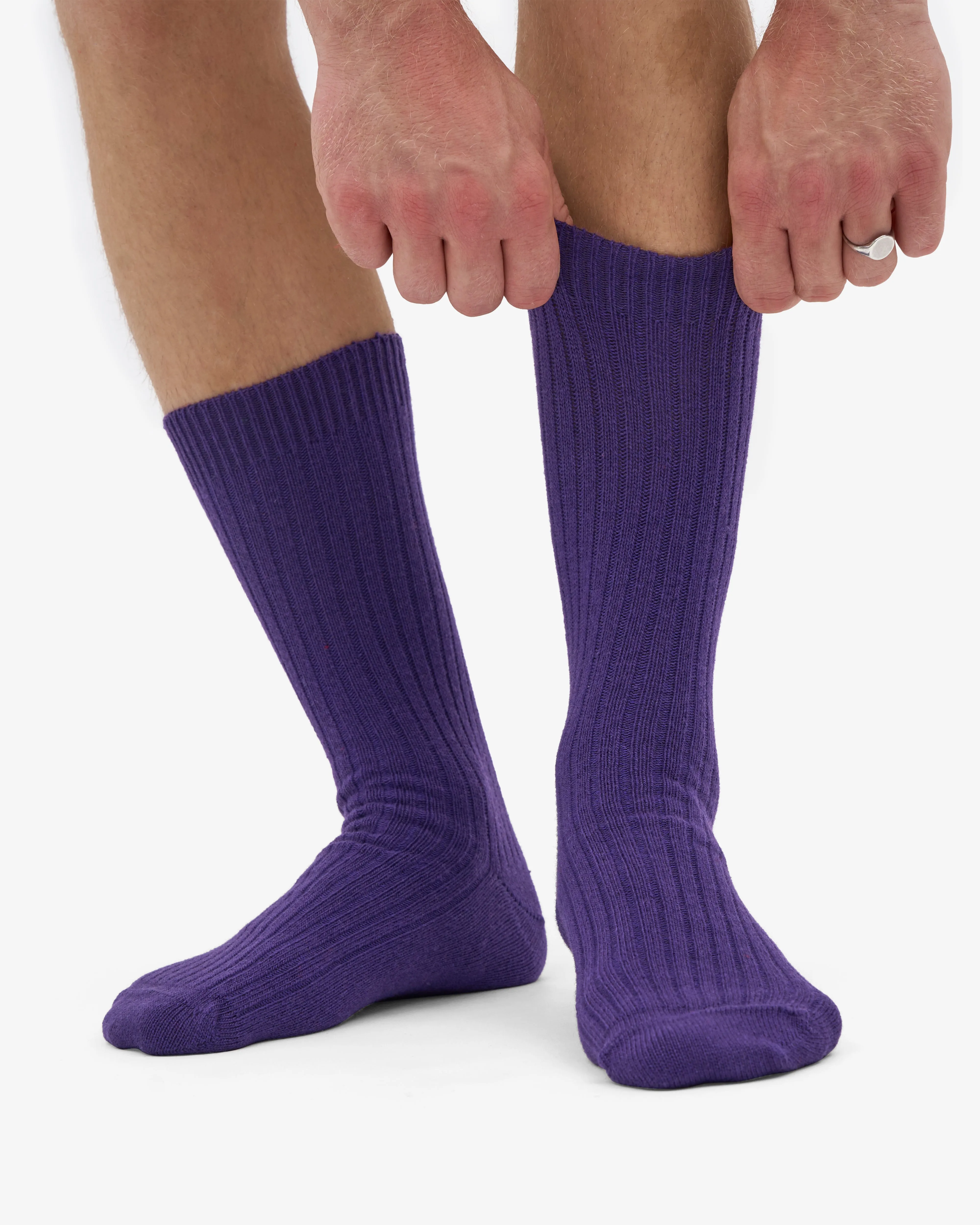 Merino Wool Blend Sock - Ultra Violet sold by Colorful Standard product image thumbnail 4