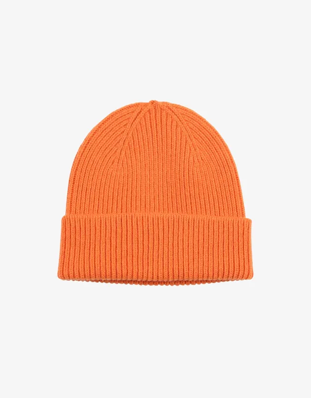 Merino Wool Beanie - Burned Orange sold by Colorful Standard