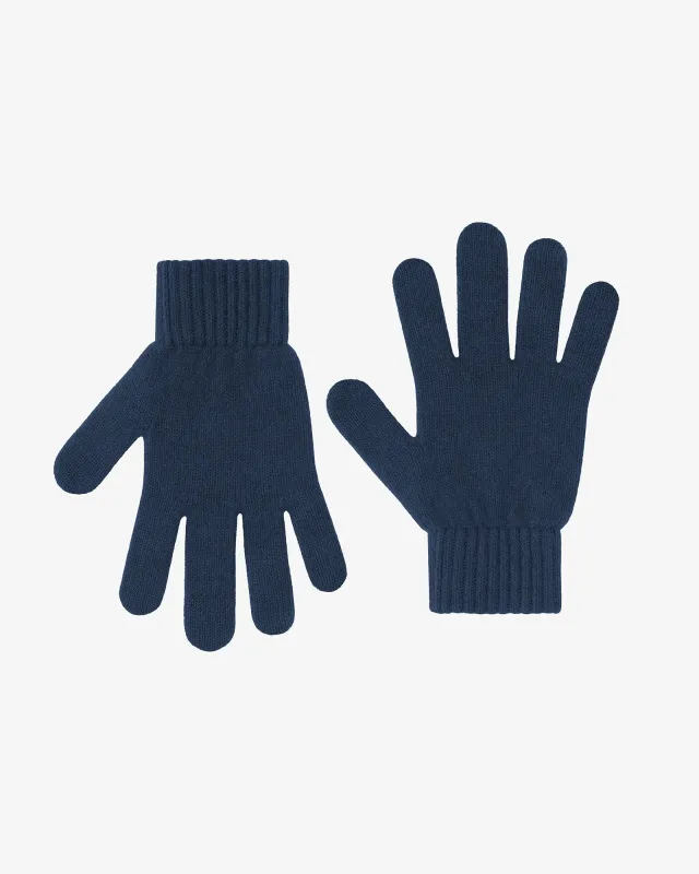 Merino Wool Gloves - Royal Blue sold by Colorful Standard