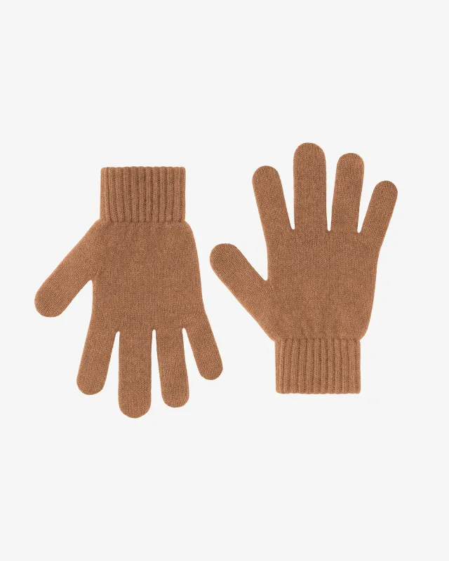 Merino Wool Gloves - Sahara Camel sold by Colorful Standard