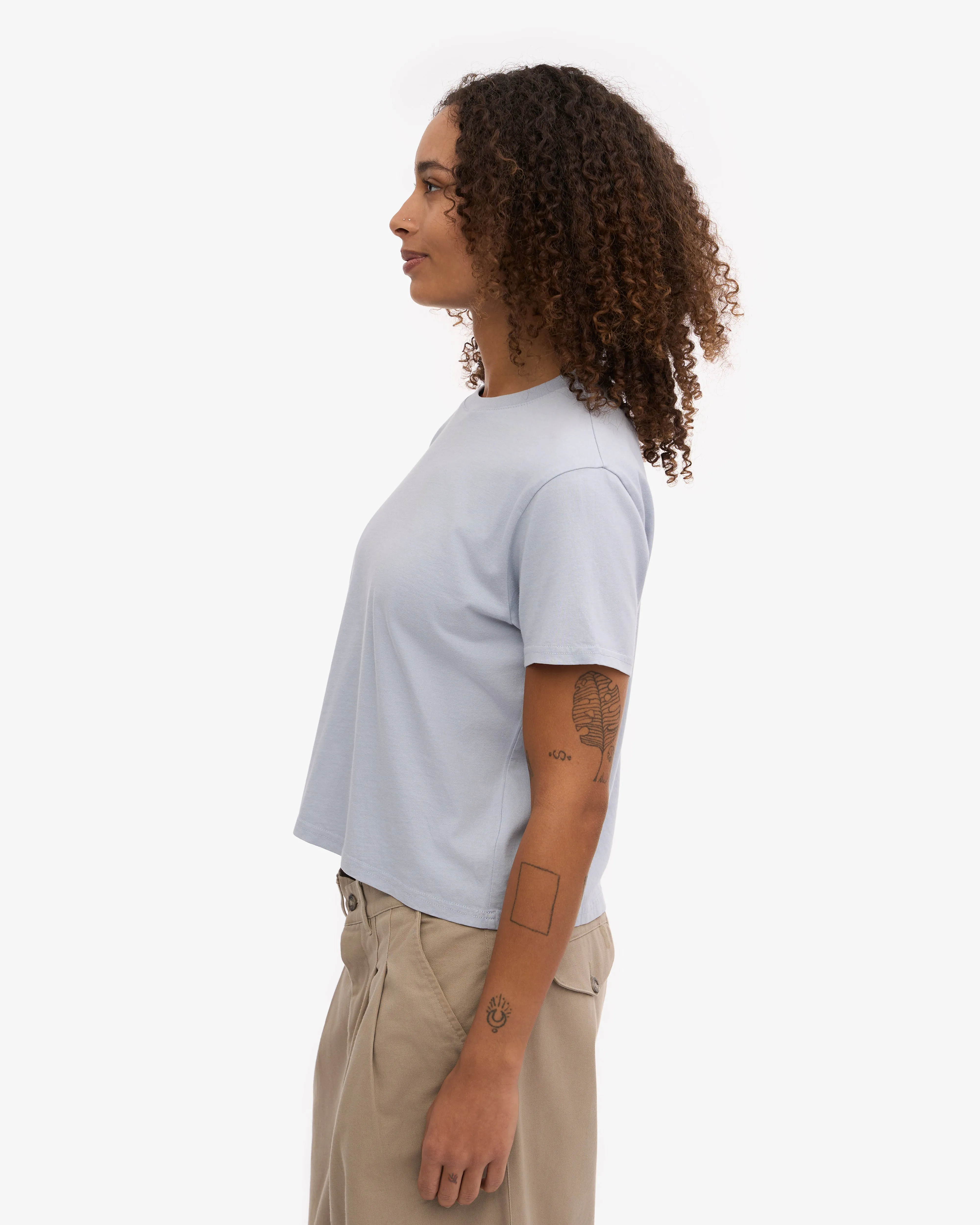 Organic Boxy Crop Tee - Polar Blue (3-Pack) sold by Colorful Standard product image thumbnail 3