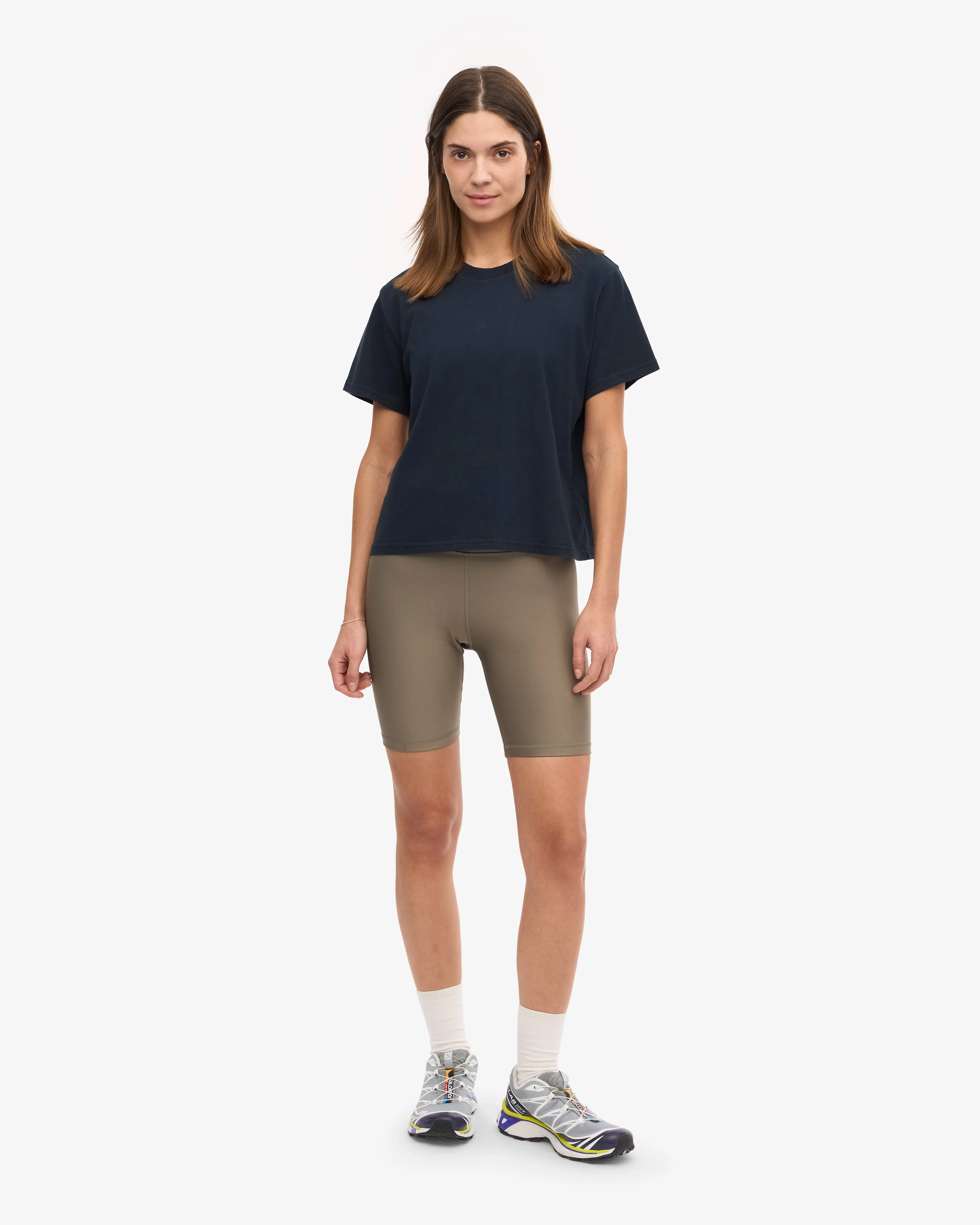Organic Boxy Crop Tee - Navy Blue (3-Pack) sold by Colorful Standard product image thumbnail 5