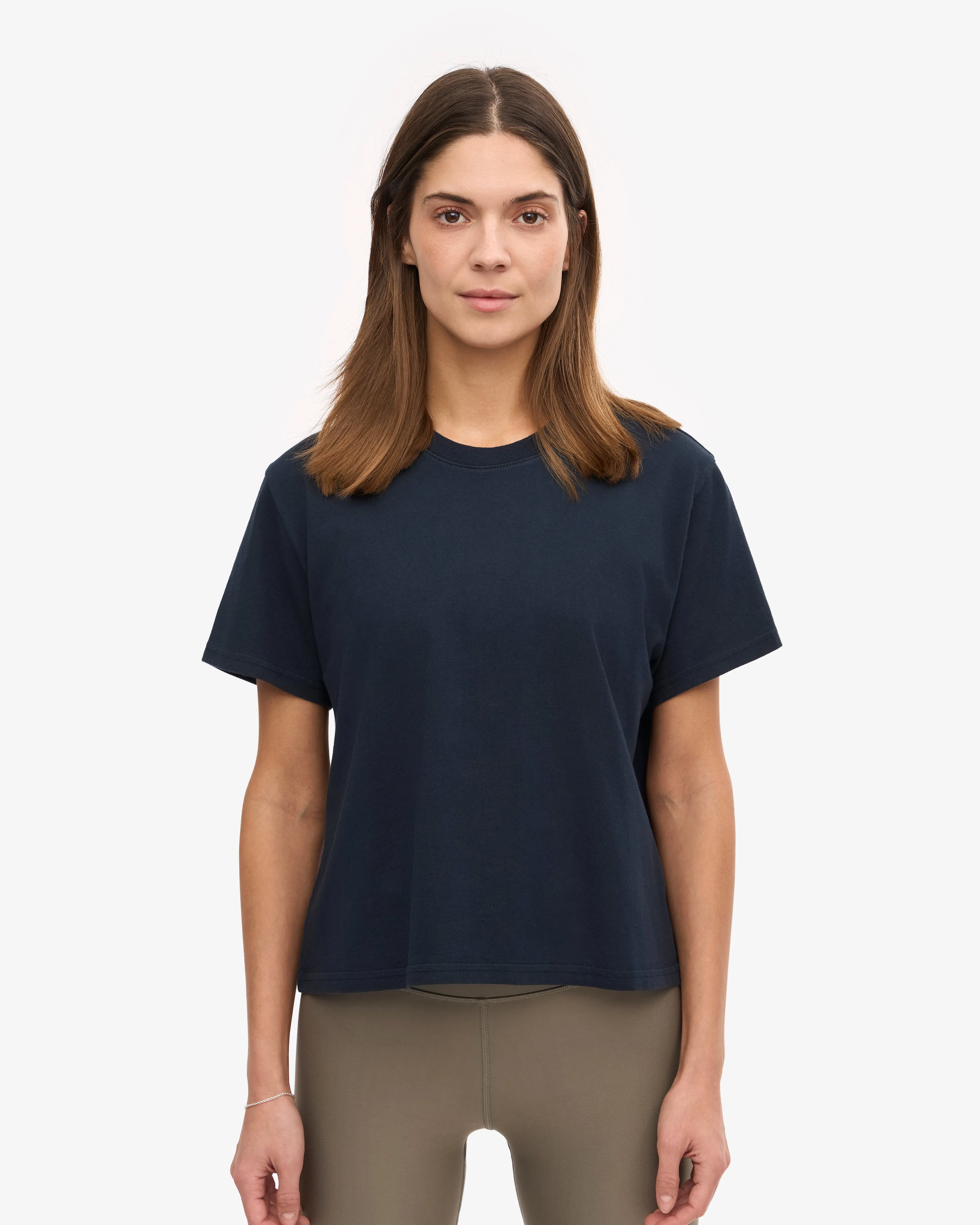 Organic Boxy Crop Tee - Navy Blue (3-Pack) sold by Colorful Standard product image thumbnail 2