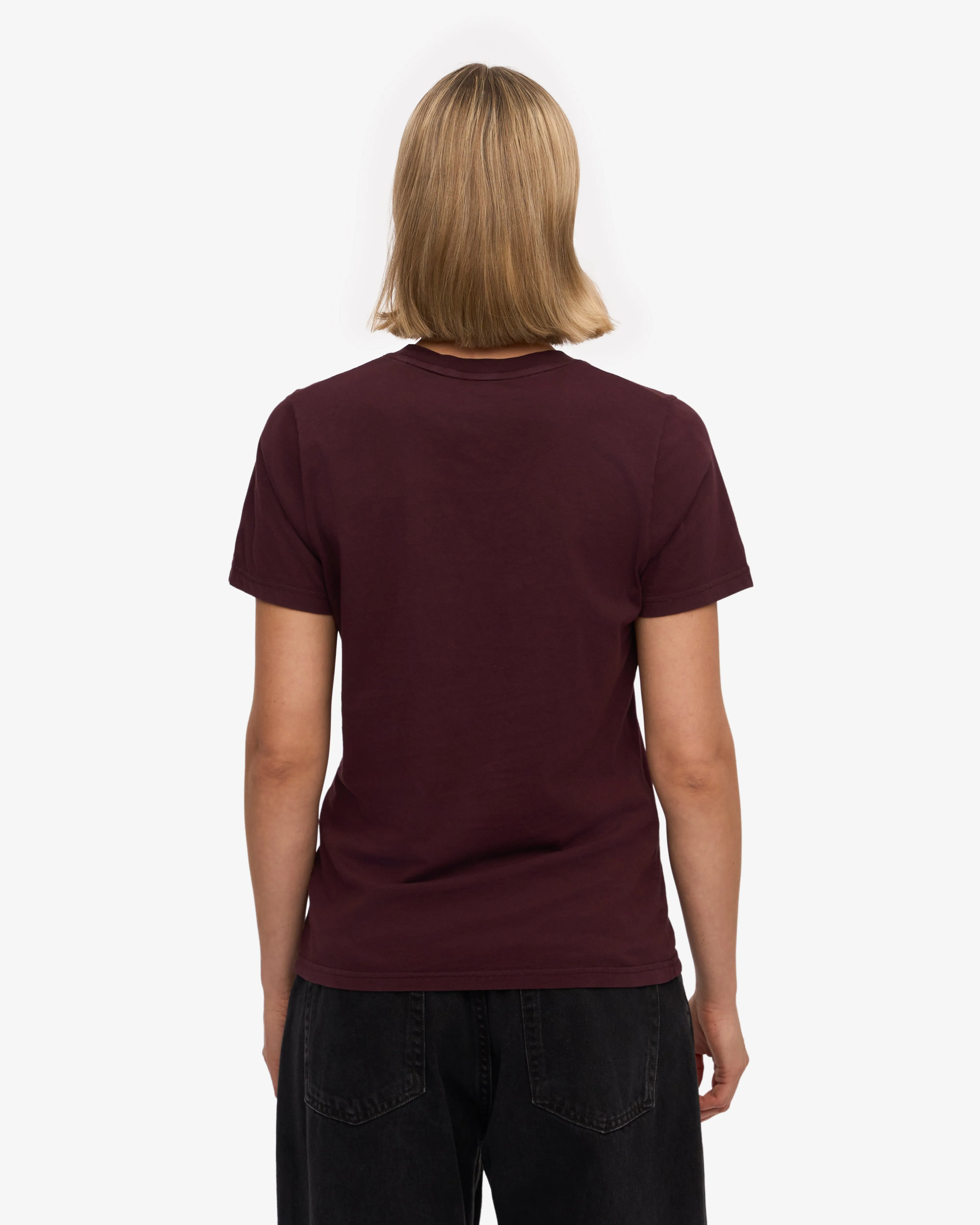 Women Light Organic Tee - Oxblood Red (3-Pack) sold by Colorful Standard product image thumbnail 4