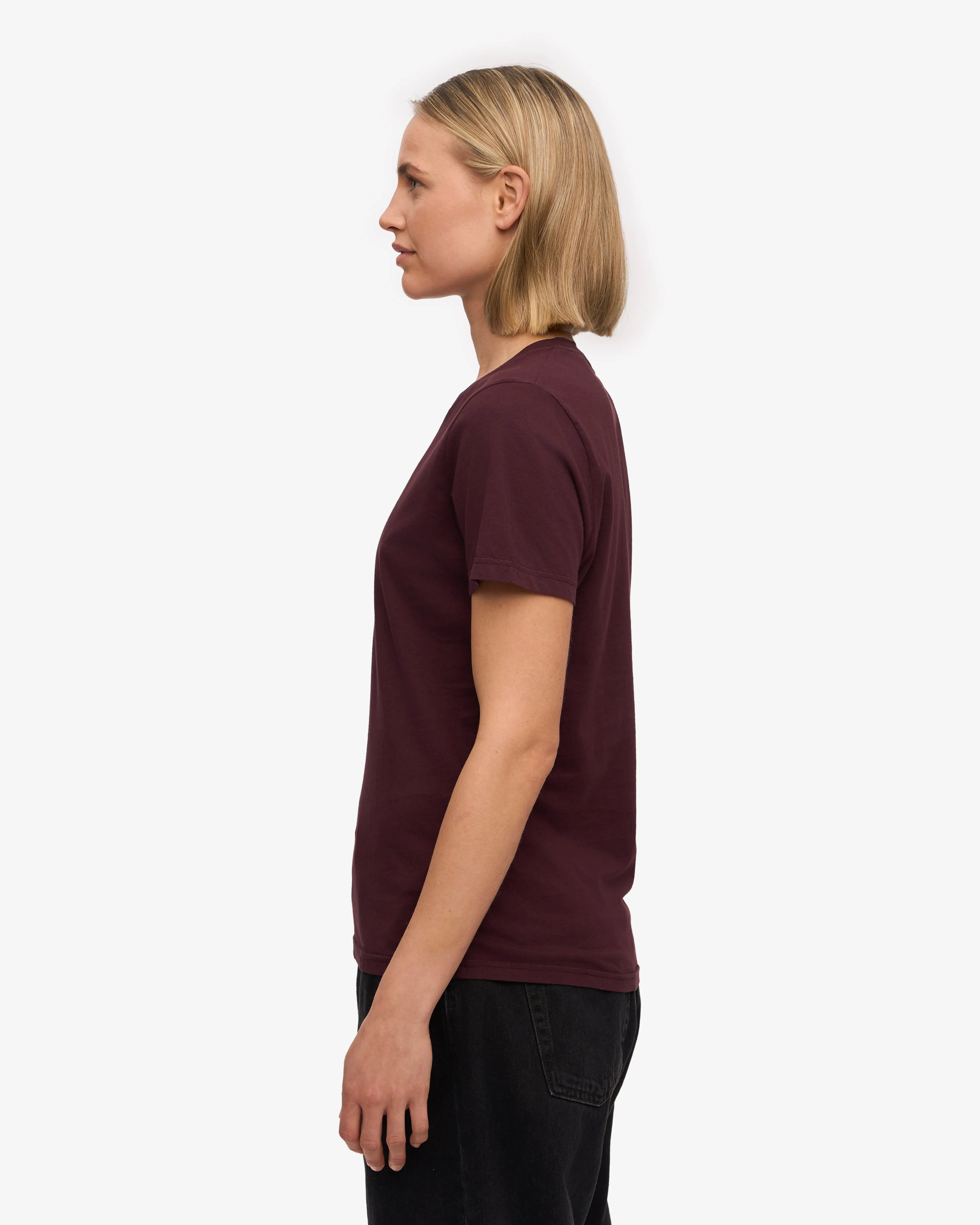 Women Light Organic Tee - Oxblood Red (3-Pack) sold by Colorful Standard product image thumbnail 3