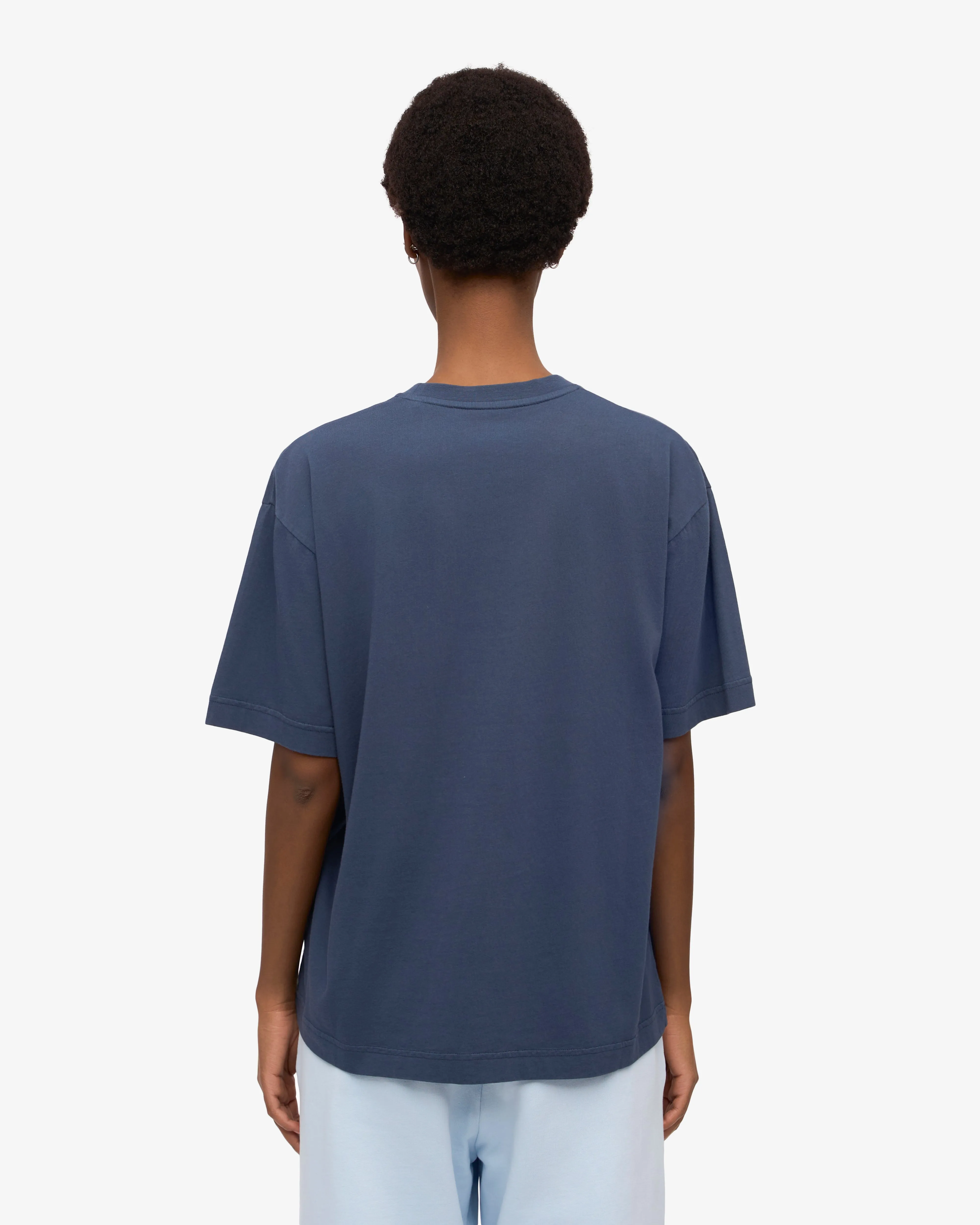 Oversized Organic T-Shirt - Petrol Blue (3-Pack) sold by Colorful Standard product image thumbnail 4