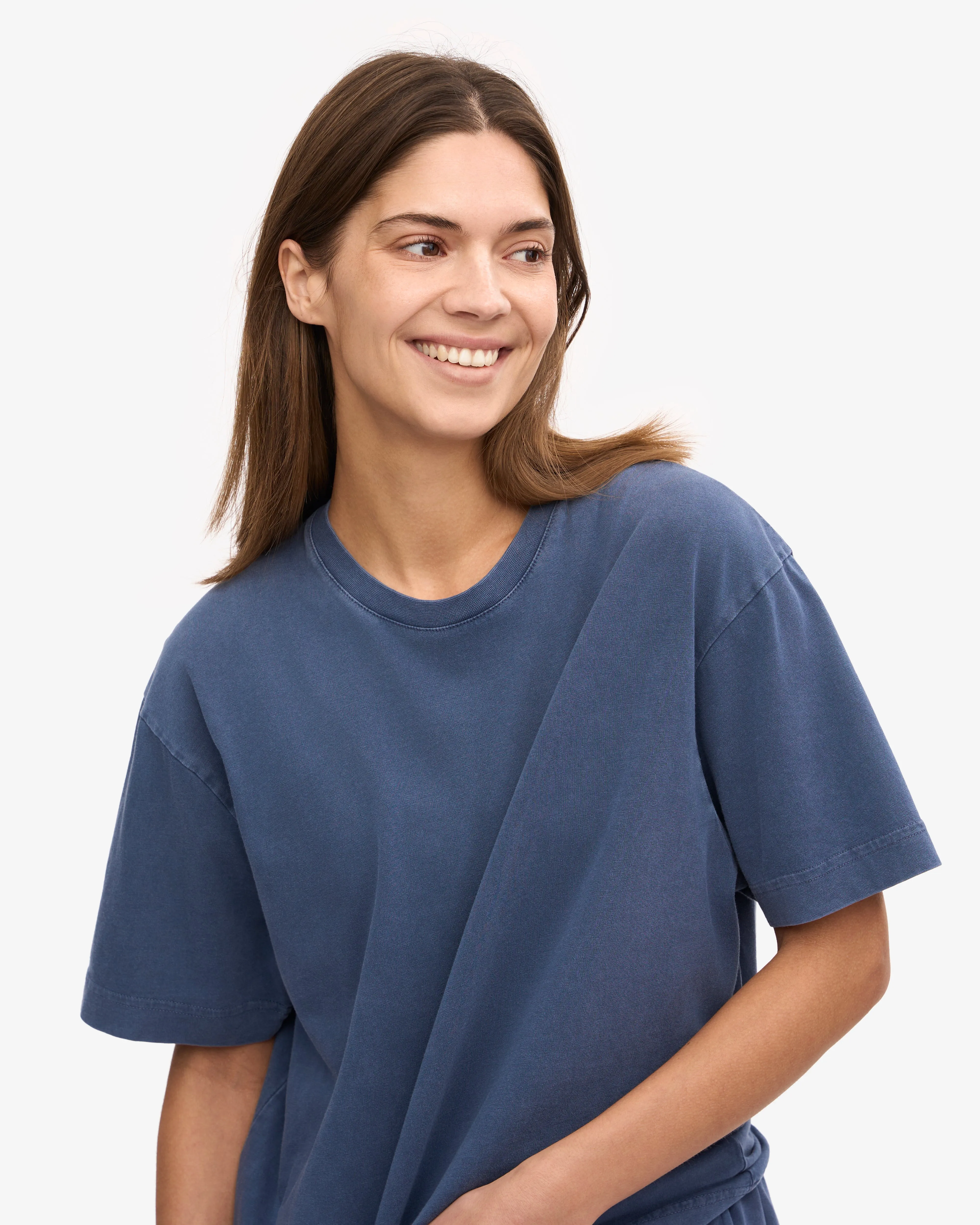 Oversized Organic T-Shirt - Neptune Blue (3-Pack) sold by Colorful Standard product image thumbnail 4