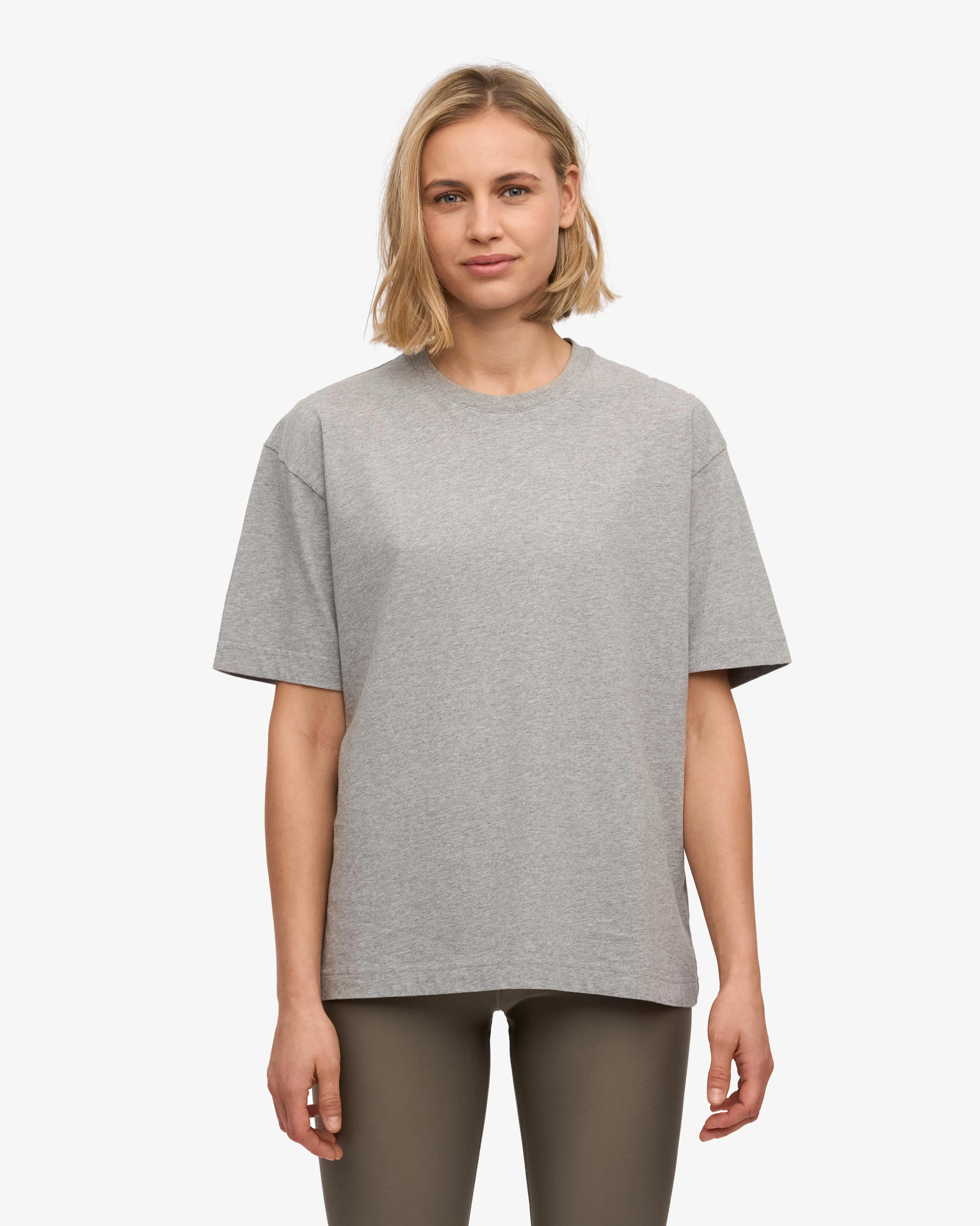 Oversized Organic T-Shirt - Heather Grey (3-Pack) sold by Colorful Standard product image thumbnail 2