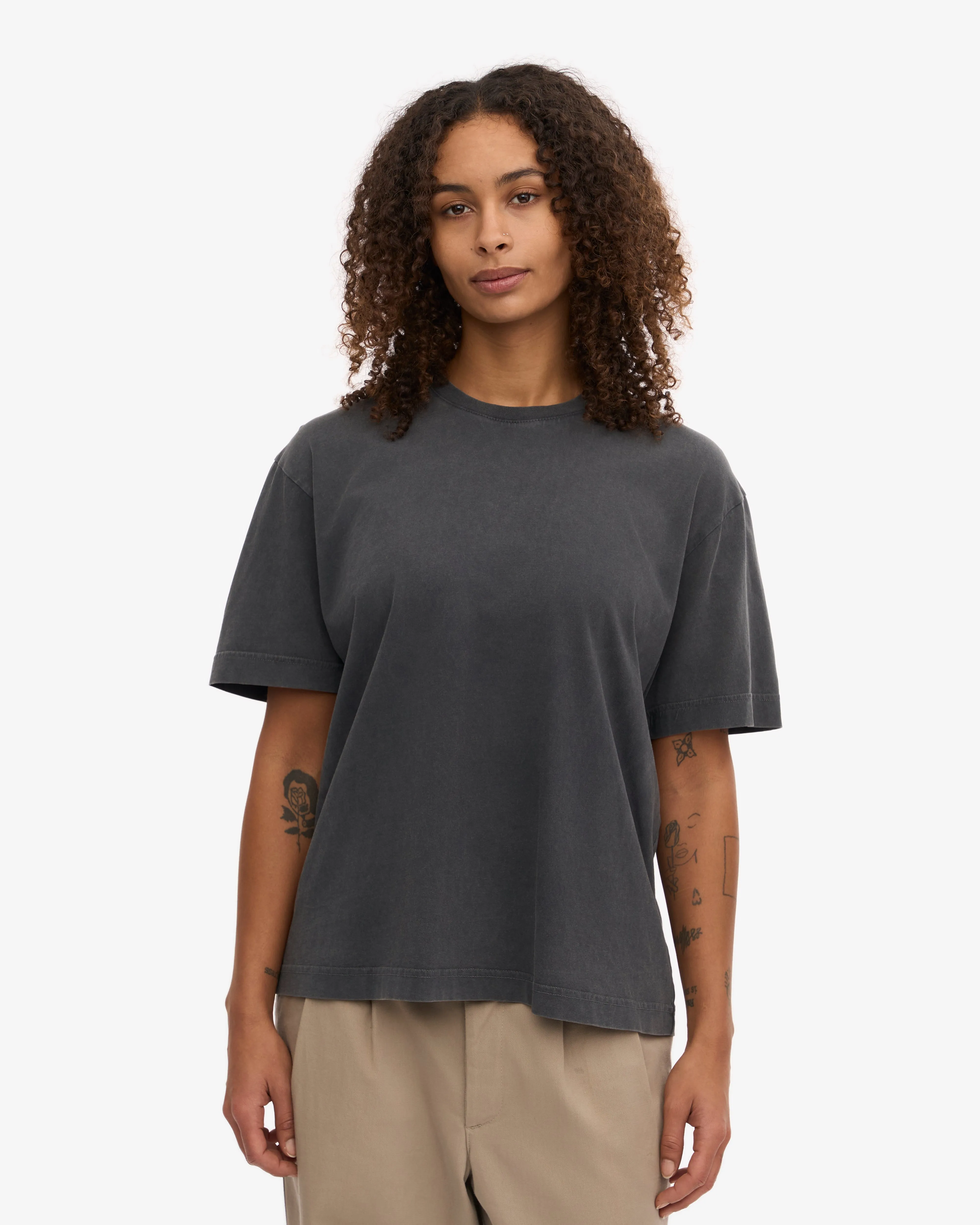 Oversized Organic T-Shirt - Faded Black (3-Pack) sold by Colorful Standard product image thumbnail 2