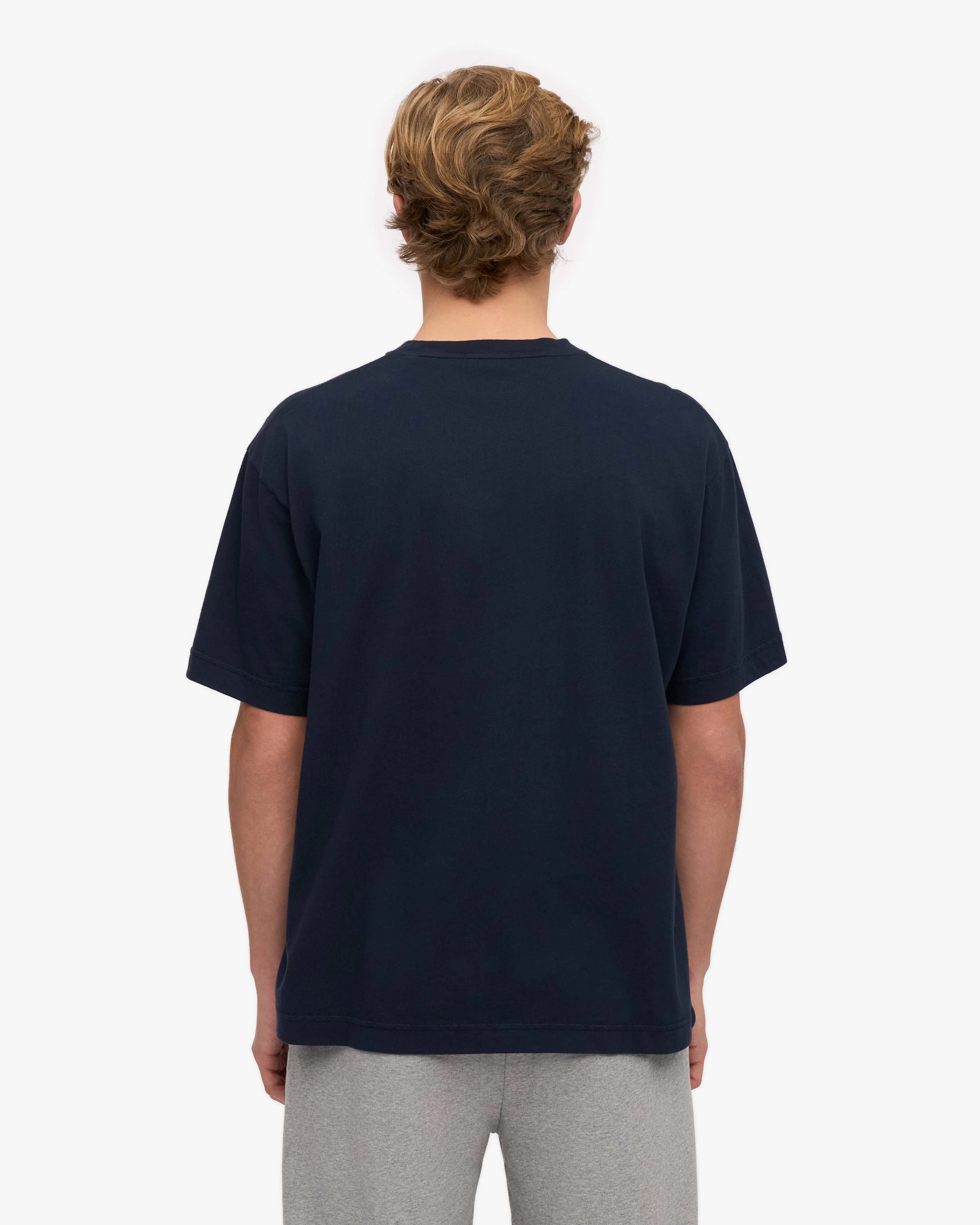 Oversized Organic T-Shirt - Navy Blue (3-Pack) sold by Colorful Standard product image thumbnail 4