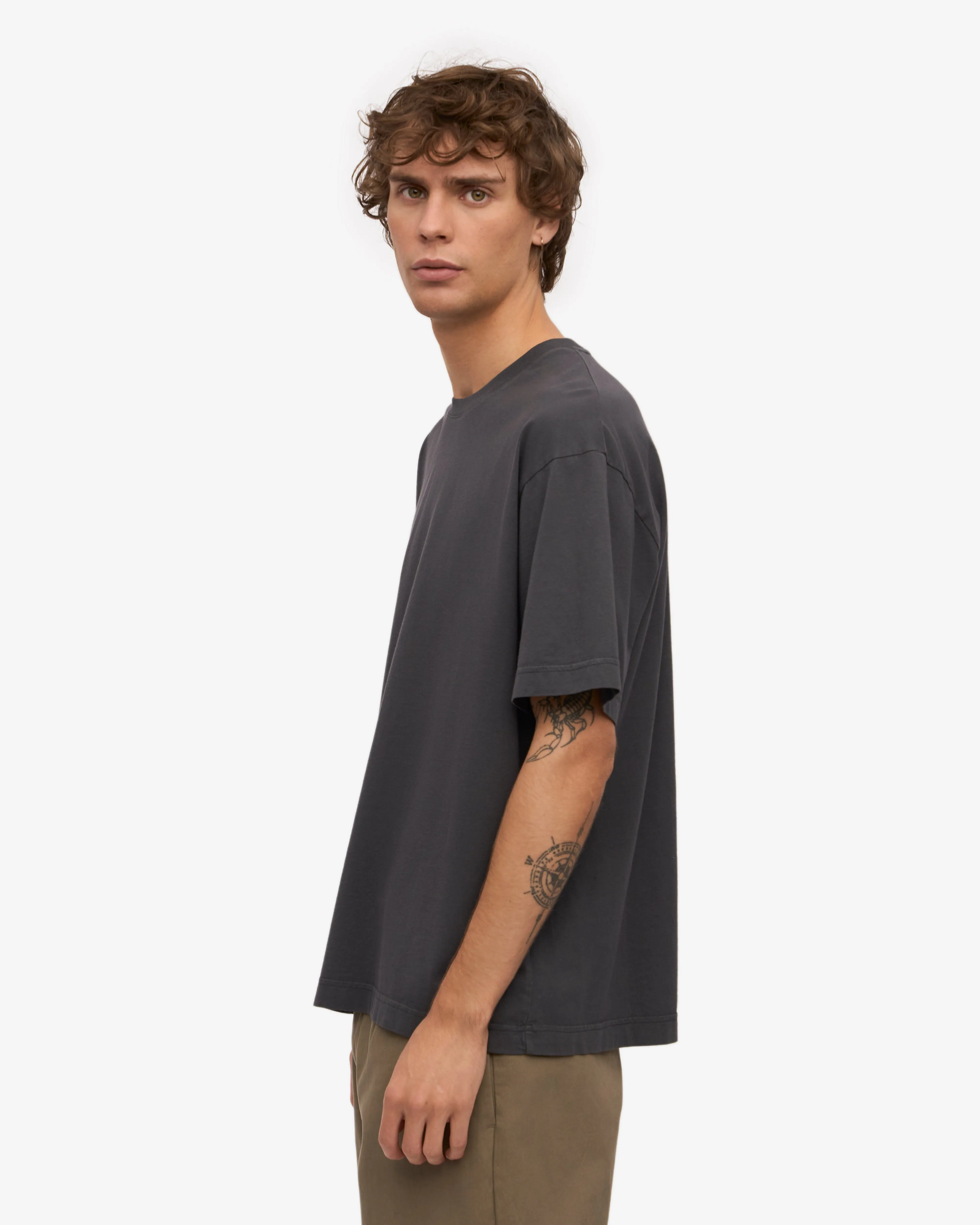 Oversized Organic T-Shirt - Lava Grey (3-Pack) sold by Colorful Standard product image thumbnail 3