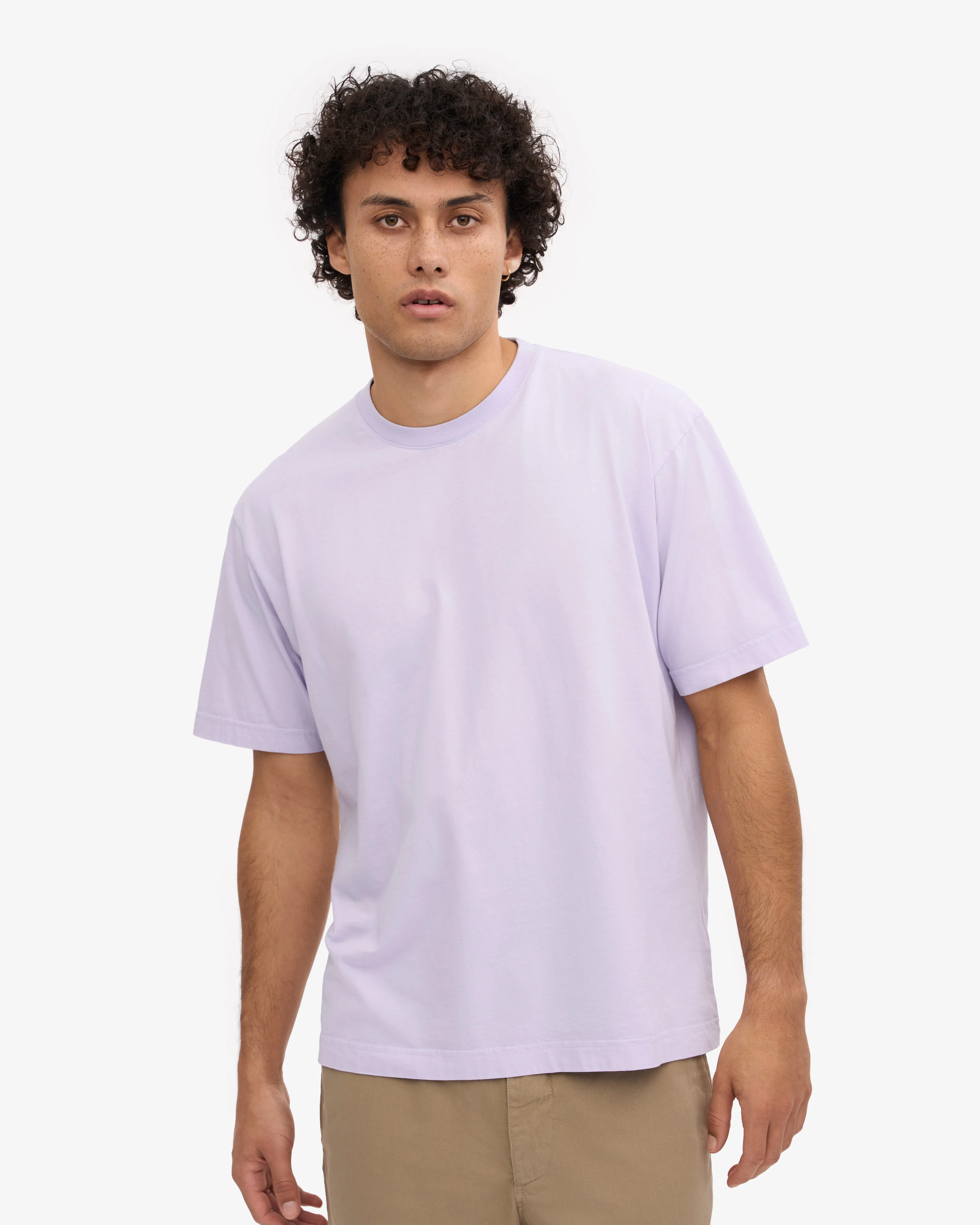 Oversized Organic T-Shirt - Soft Lavender (3-Pack) sold by Colorful Standard product image thumbnail 2