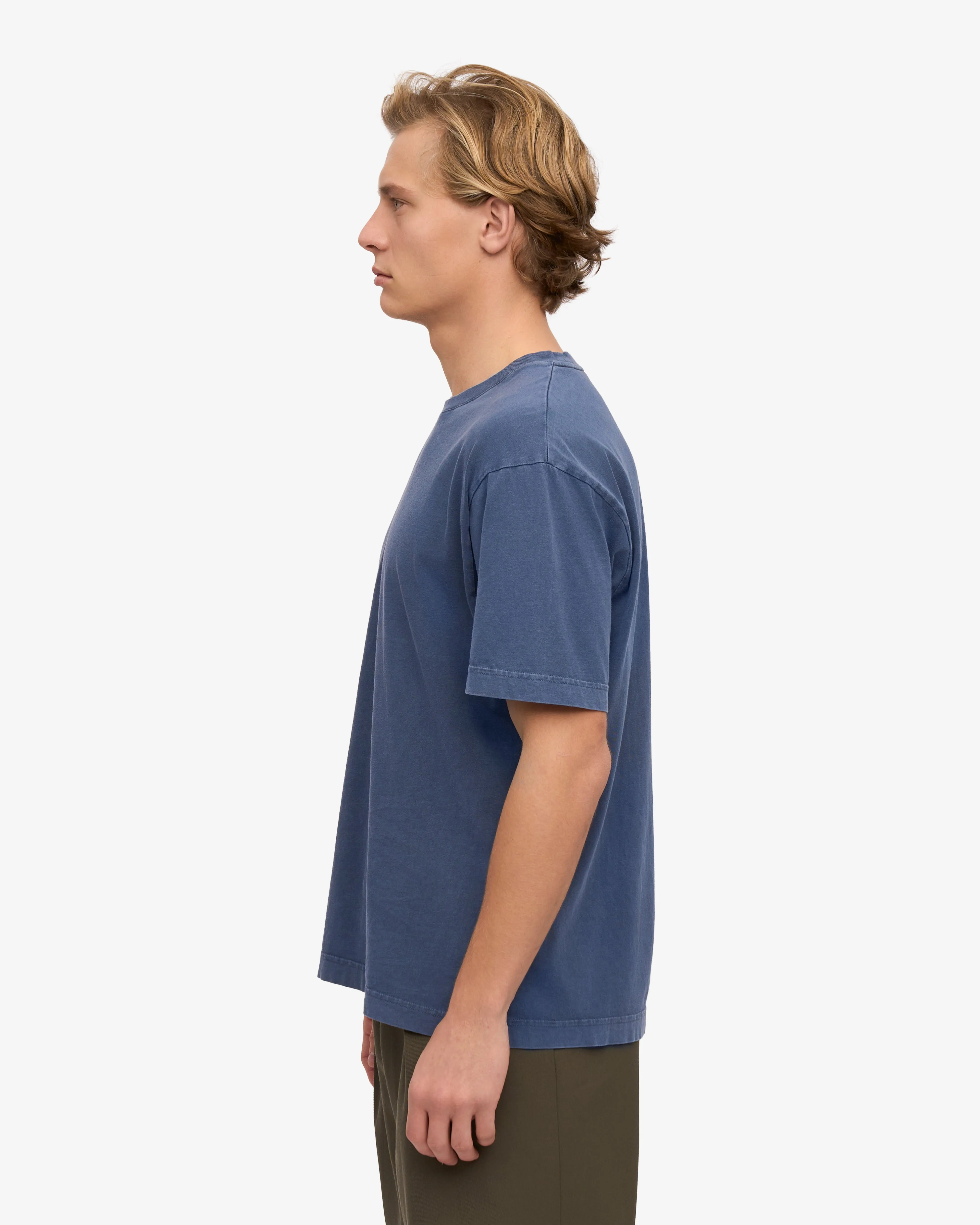 Oversized Organic T-Shirt - Neptune Blue (3-Pack) sold by Colorful Standard product image thumbnail 3