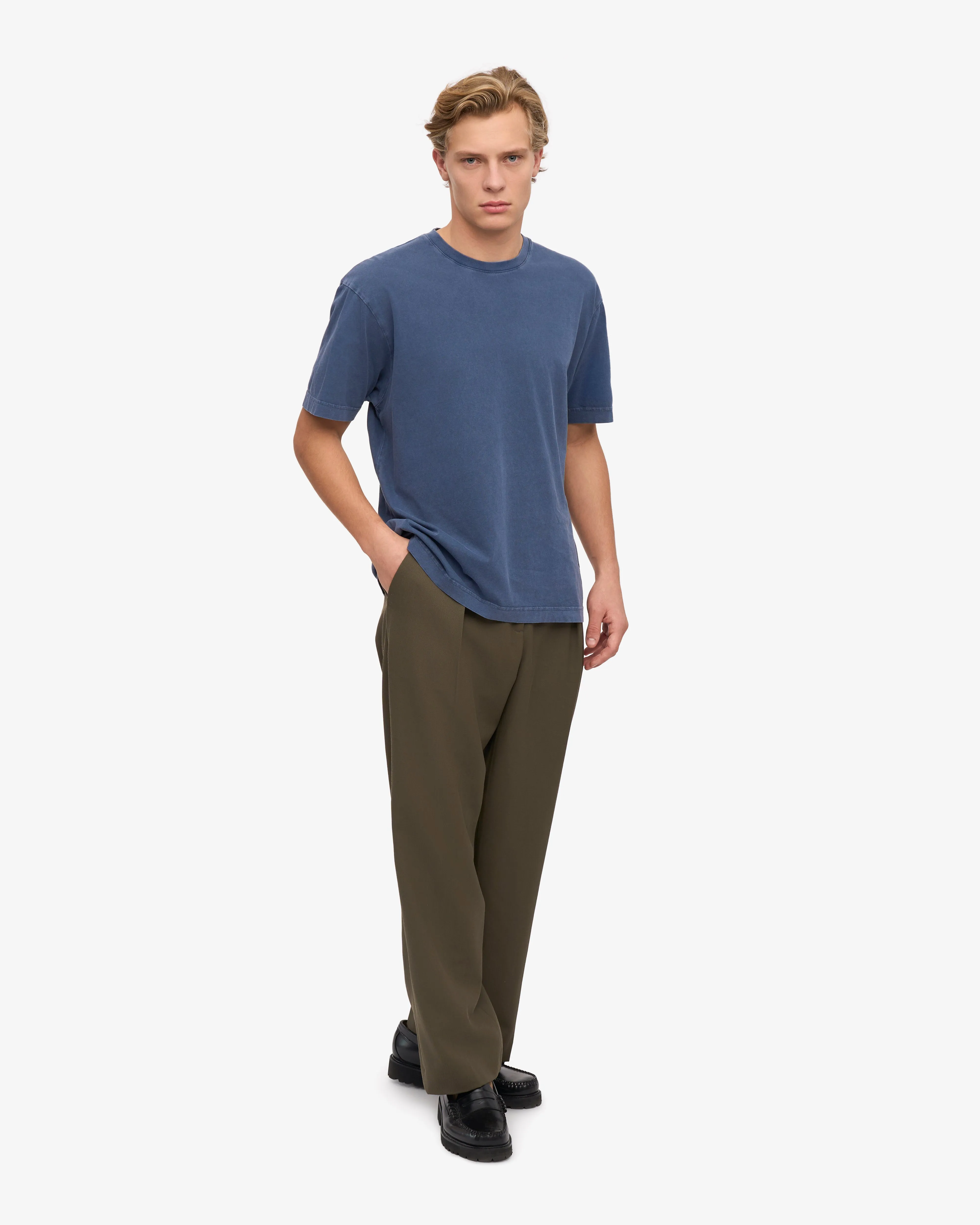 Oversized Organic T-Shirt - Neptune Blue (3-Pack) sold by Colorful Standard product image thumbnail 5