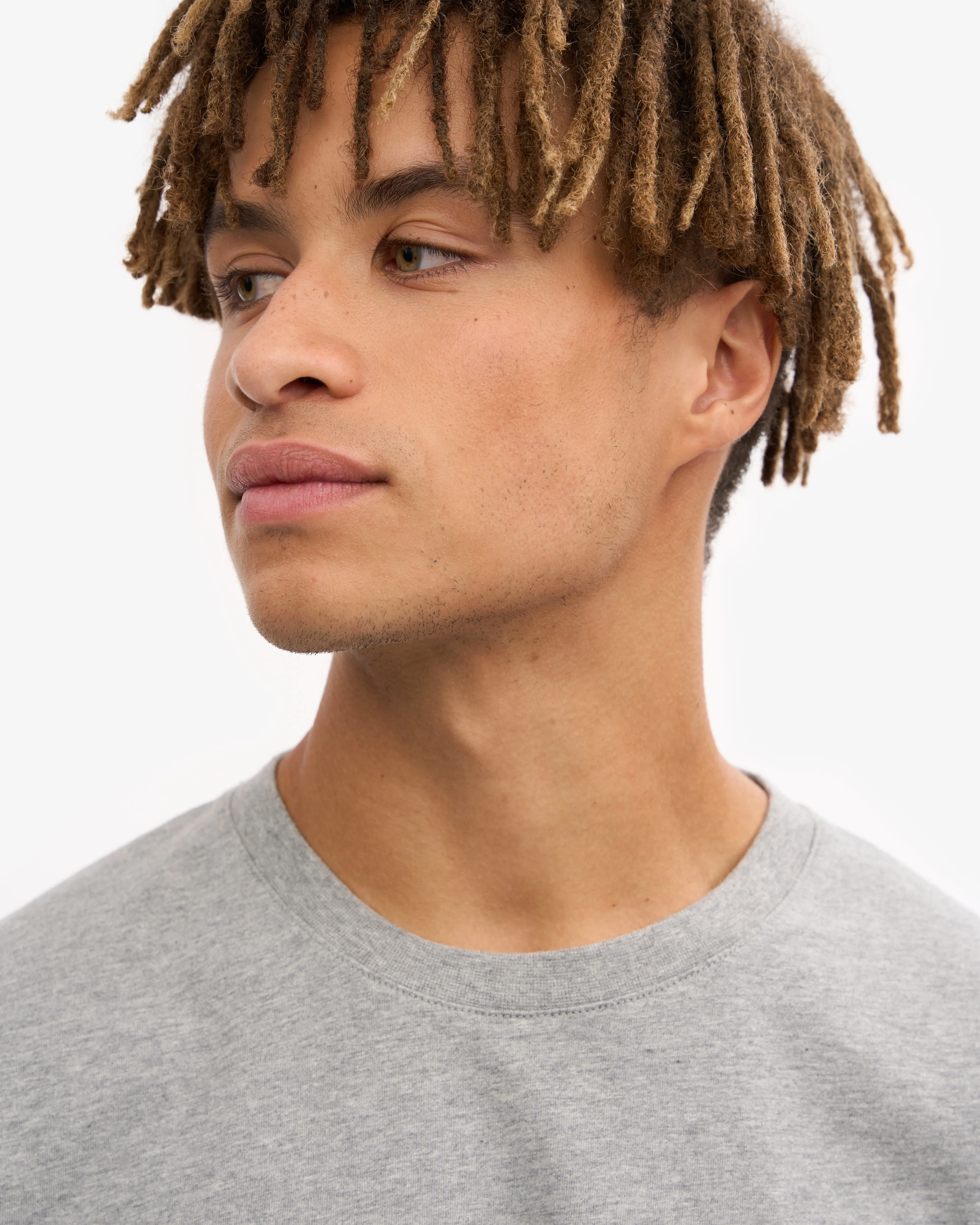 Oversized Organic T-Shirt - Heather Grey (3-Pack) sold by Colorful Standard product image thumbnail 4