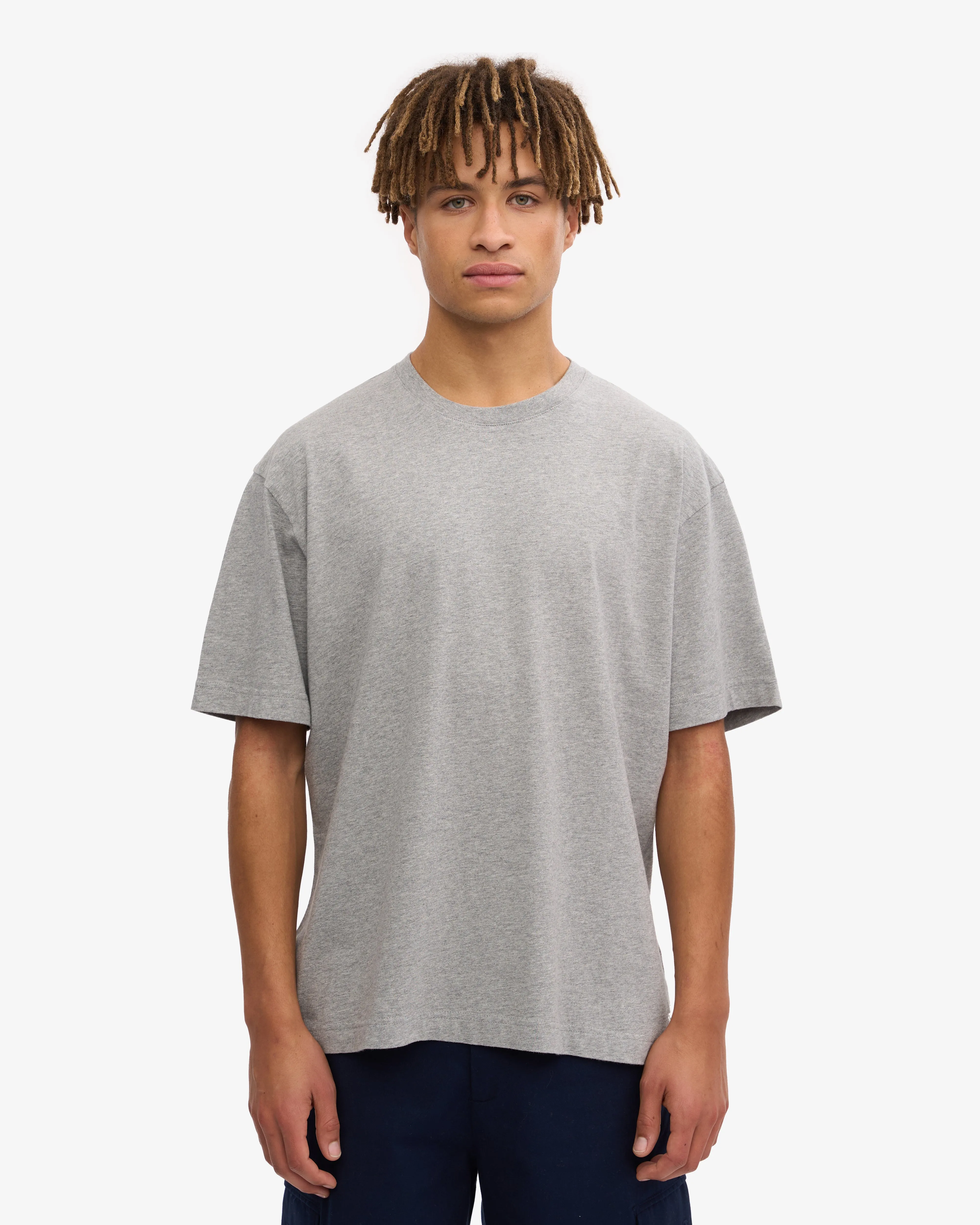 Oversized Organic T-Shirt - Heather Grey (3-Pack) sold by Colorful Standard product image thumbnail 2